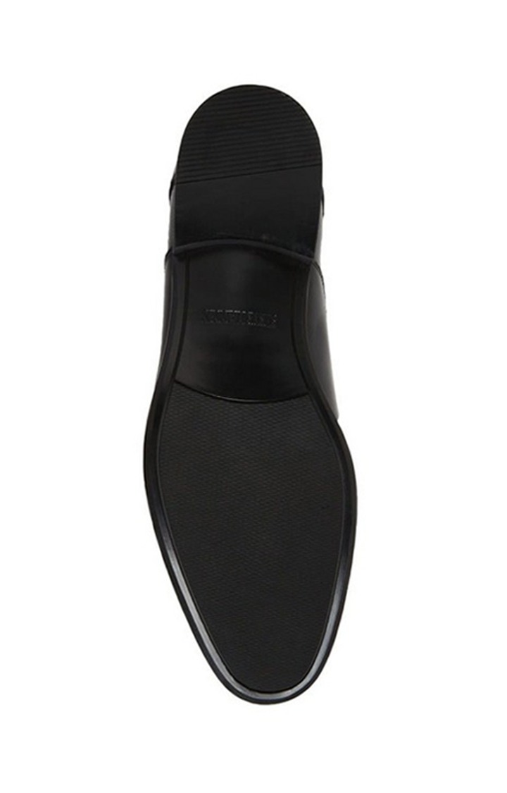 Nando Black Tie-Ups & Dress Loafers