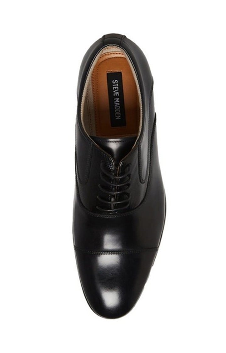 Nando Black Tie-Ups & Dress Loafers