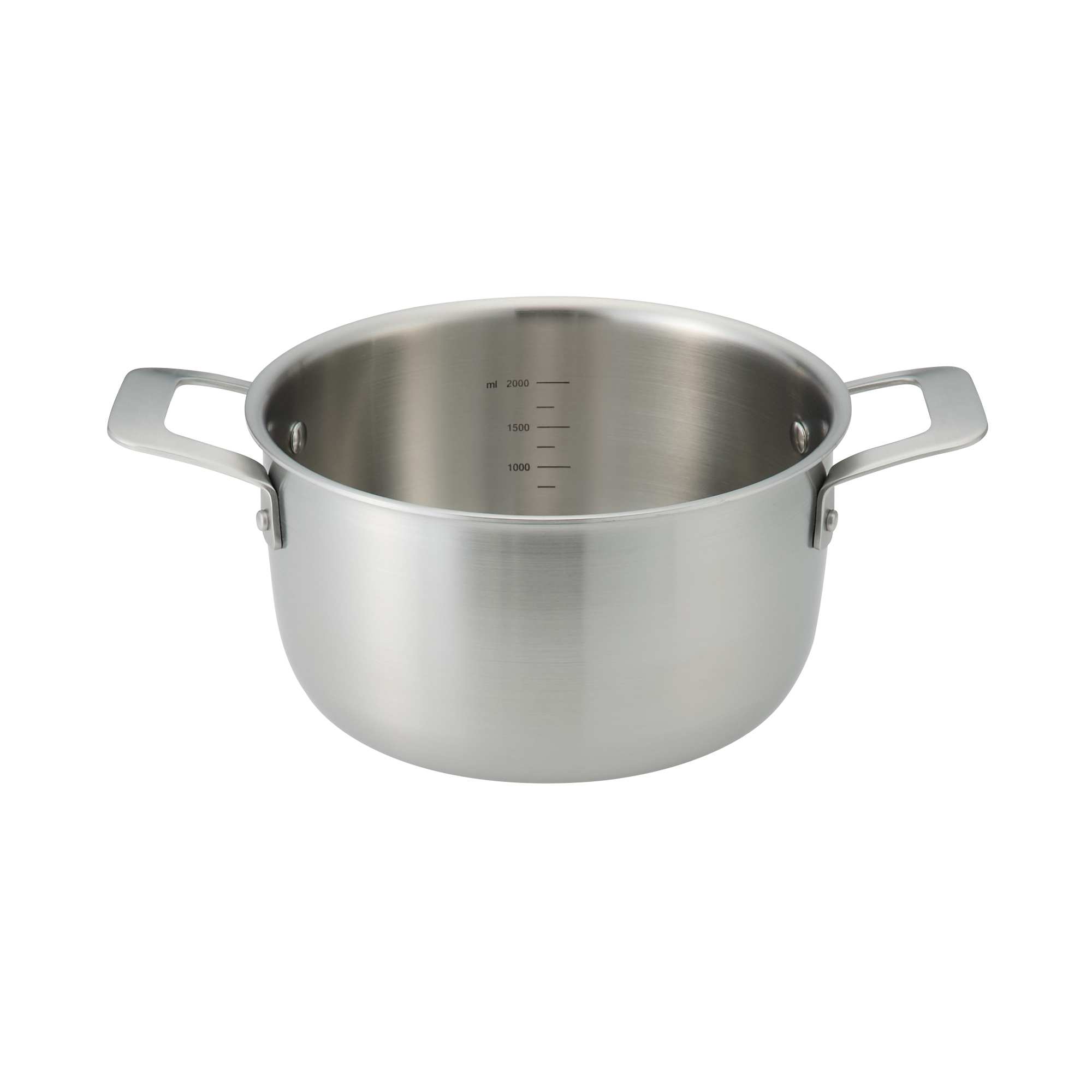 STAINLESS ALUMINIUM 3-LAYER STEEL SAUCEPOT