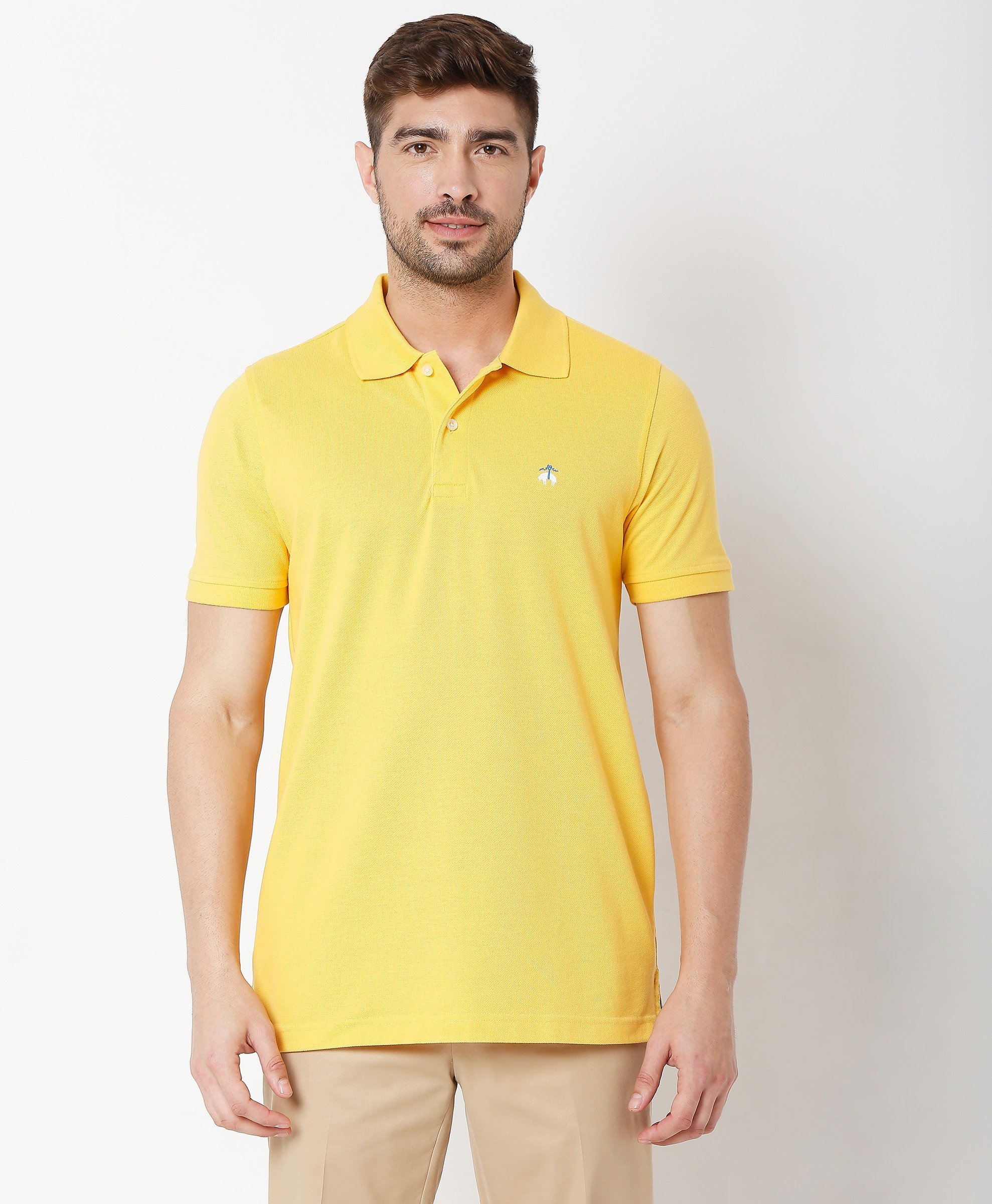 Brooks Brothers | Slim Fitted solid Pique Polo Shirt