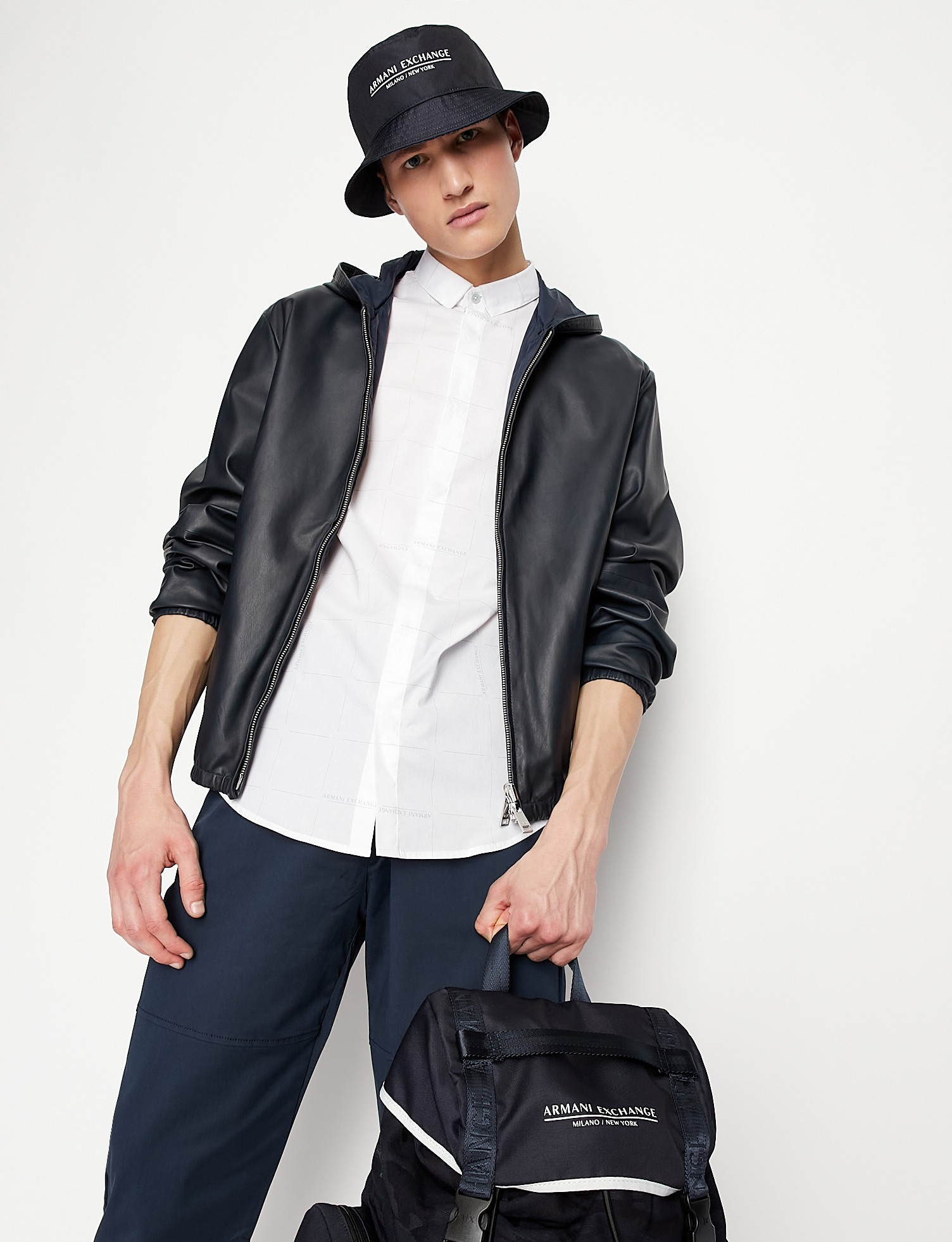 Men White Cotton  Shirt