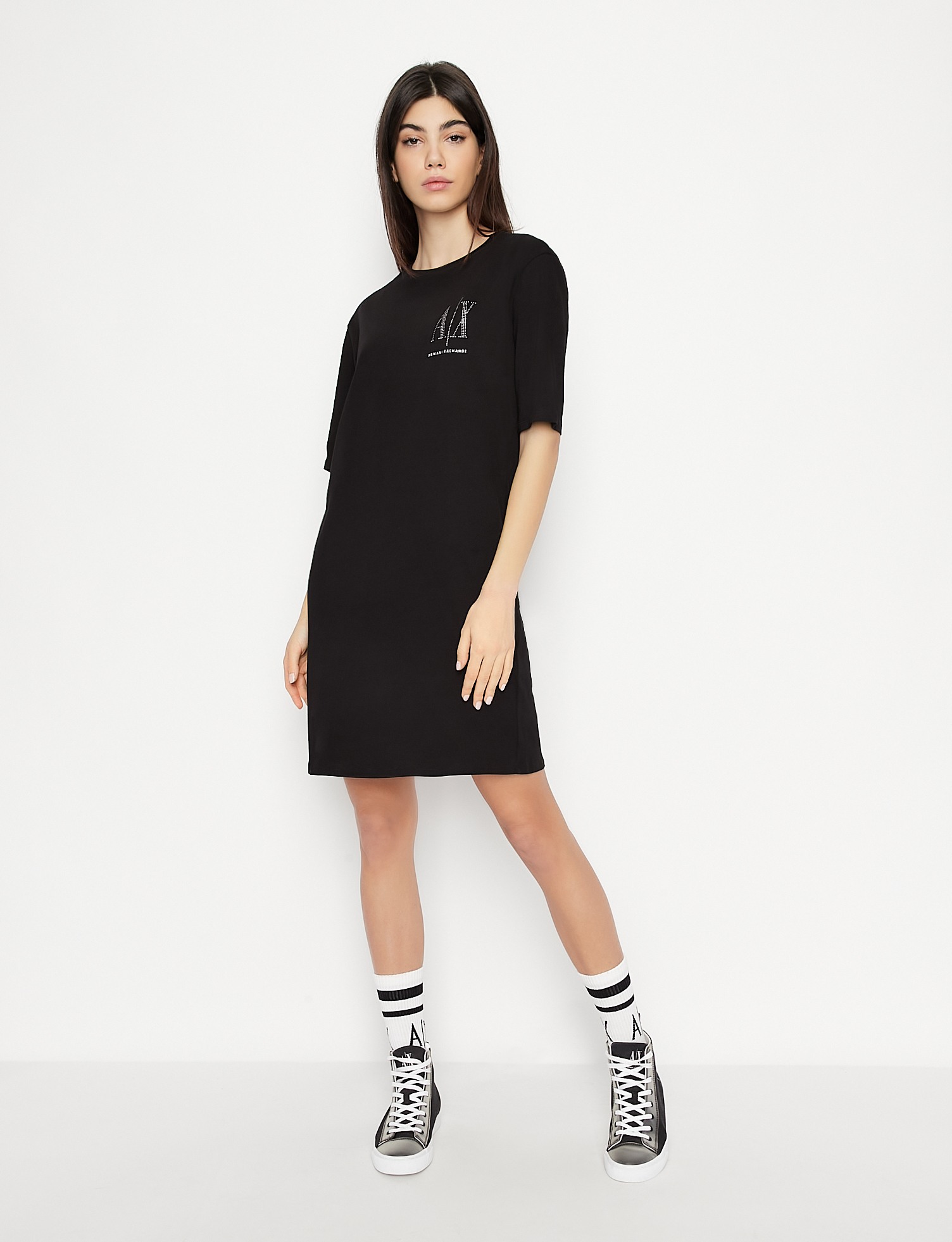 Embellished t shirt dress shop