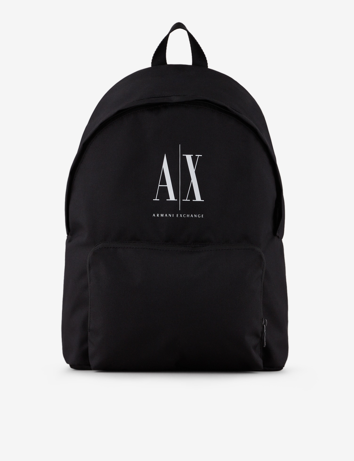 Armani exchange black sale backpack