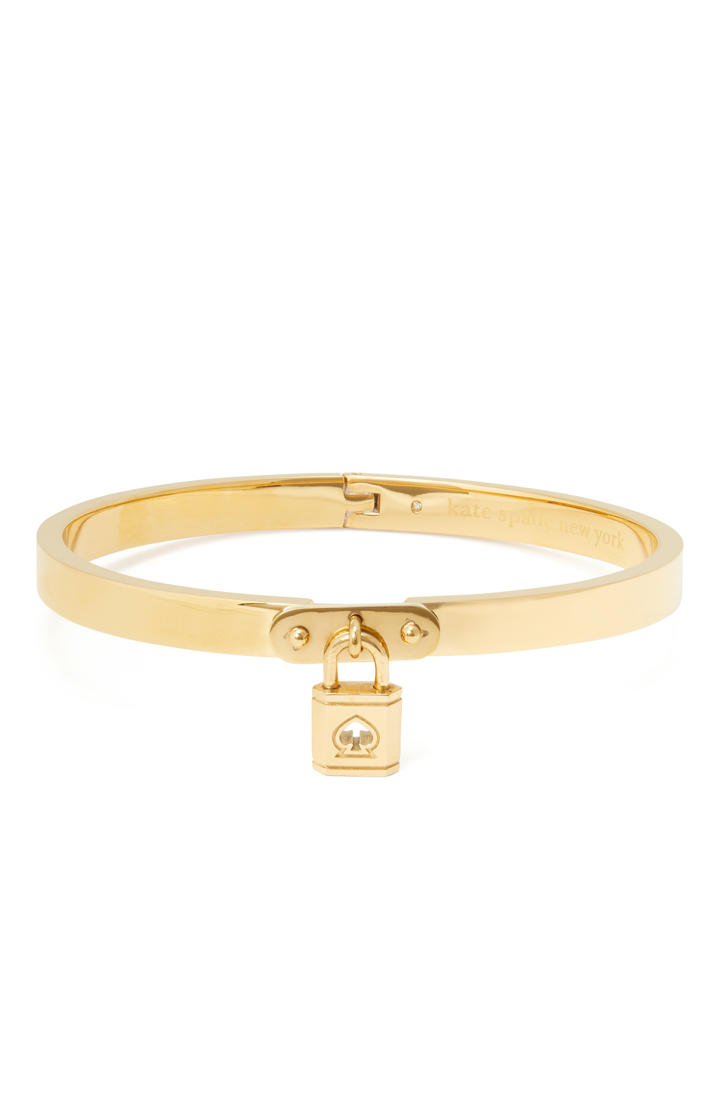 LOCK AND SPADE CHARM BANGLE