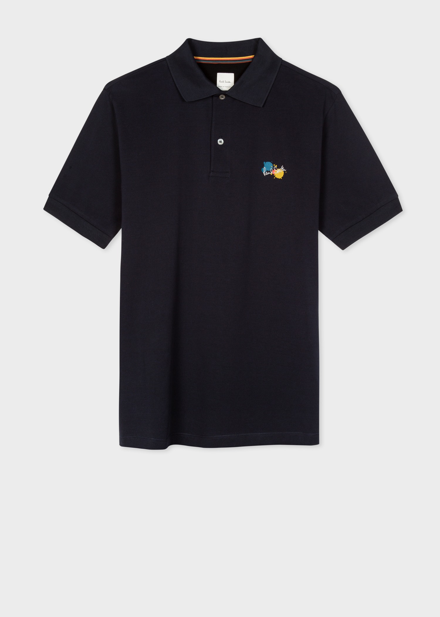 MENS POLO SHIRT PAINT SPLATTER
