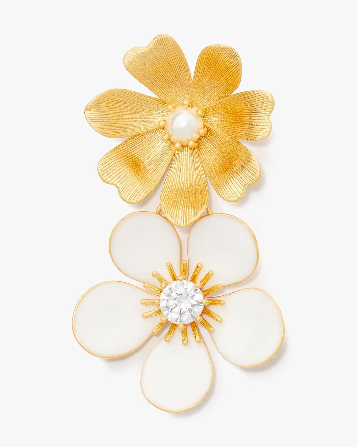garden party double drop earrings