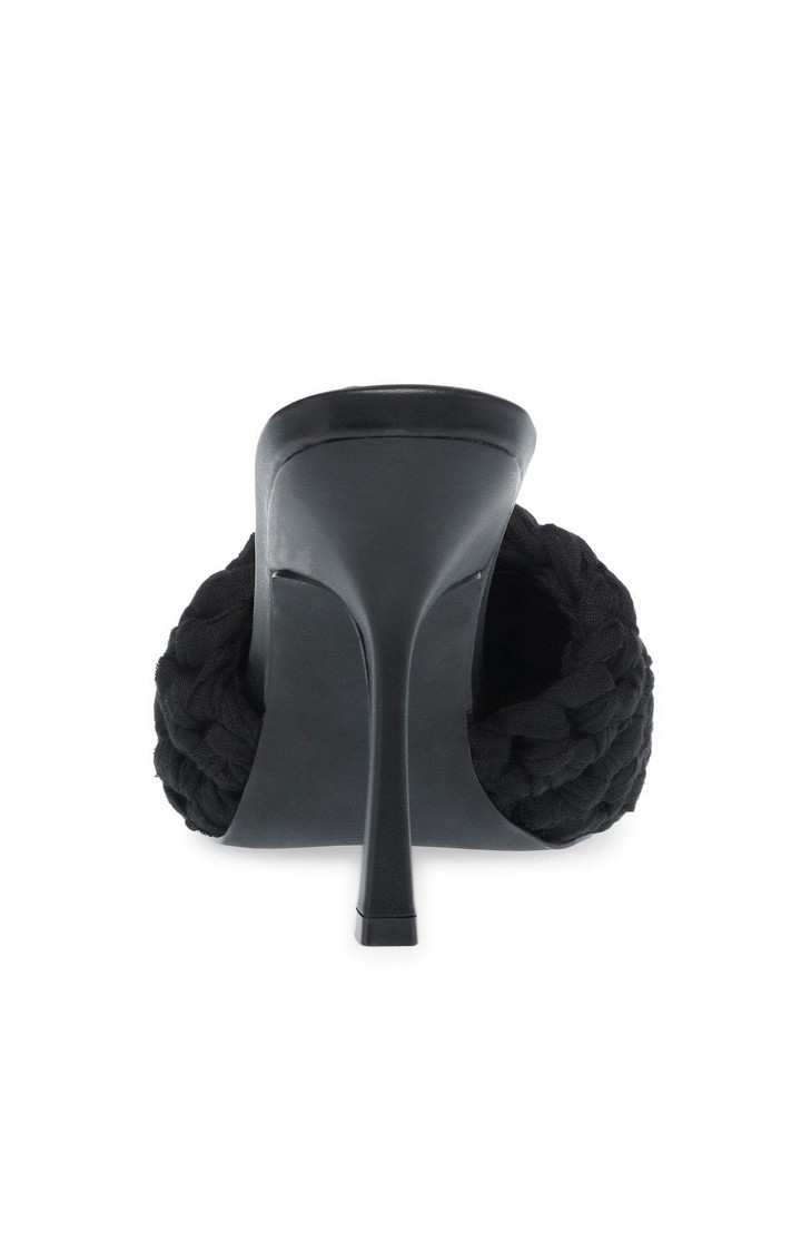 Jessyca Black Heel Sandals