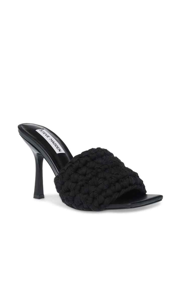 Jessyca Black Heel Sandals