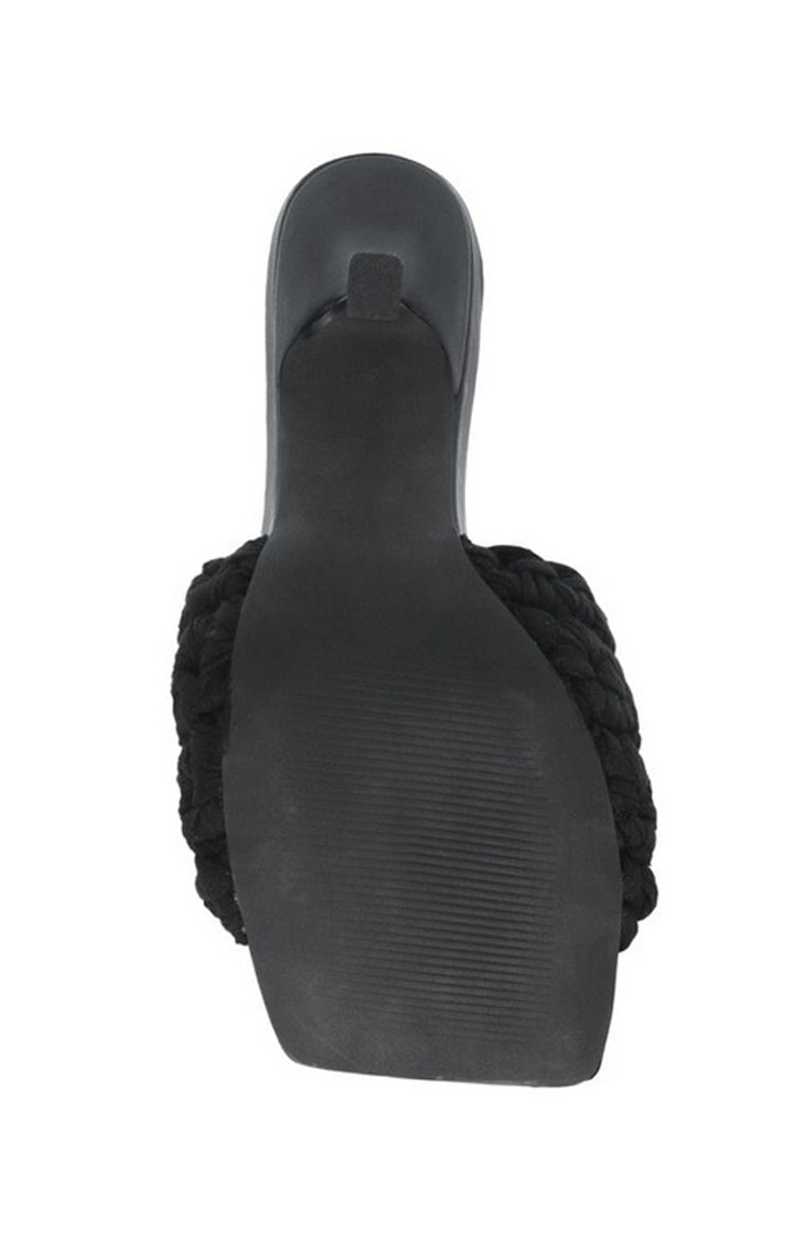 Jessyca Black Heel Sandals