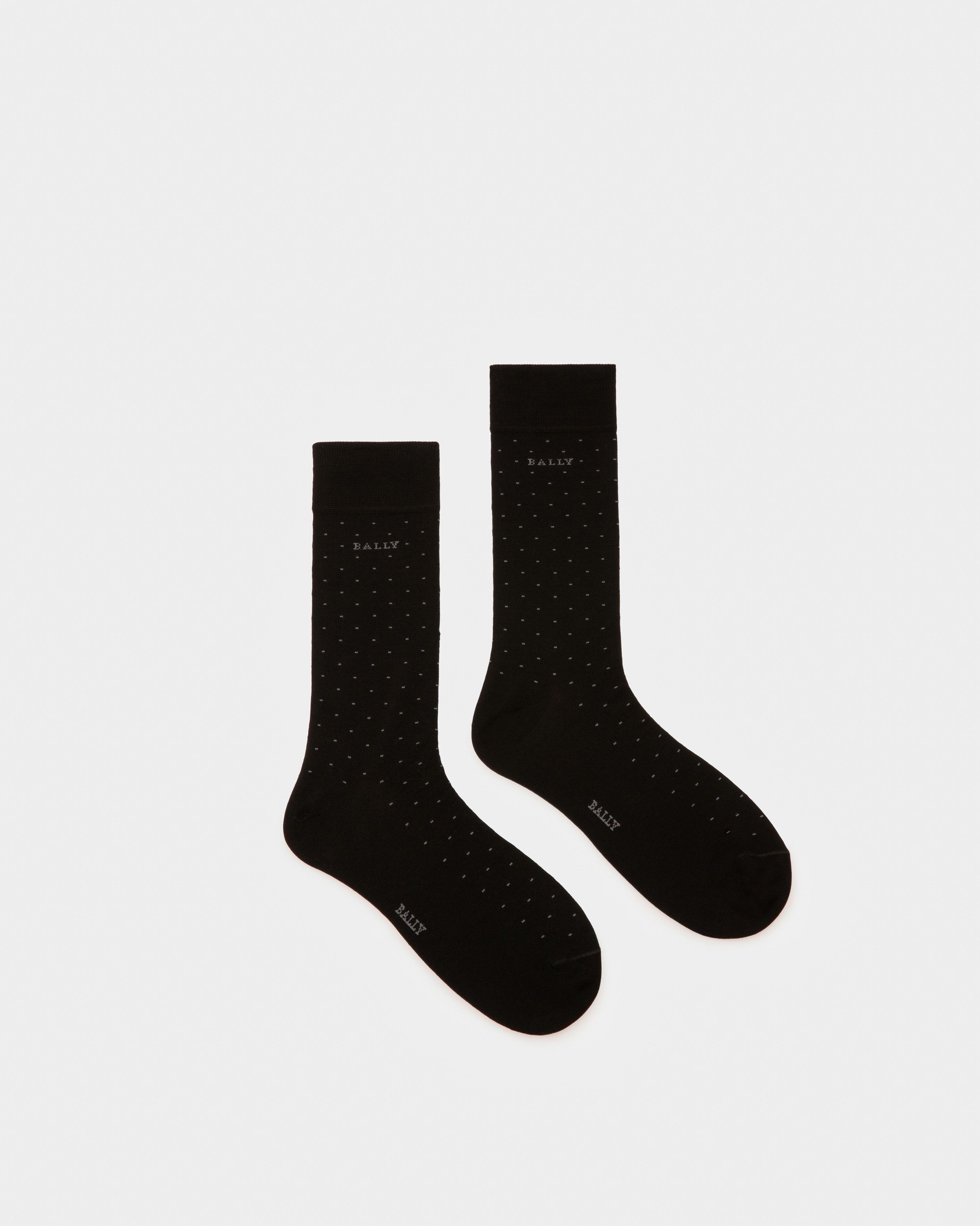 Bally | Black Cotton Socks