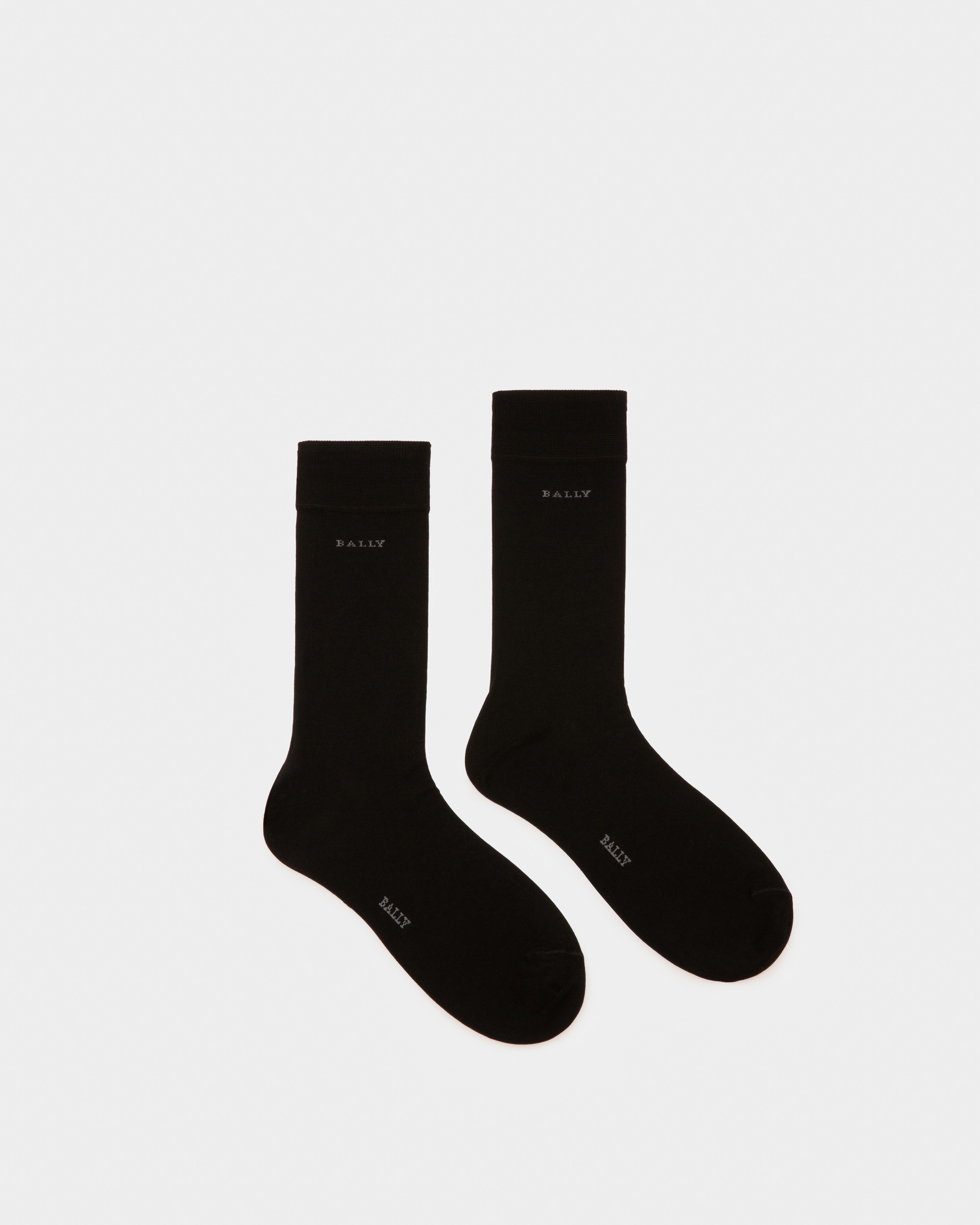 Black Cotton Socks