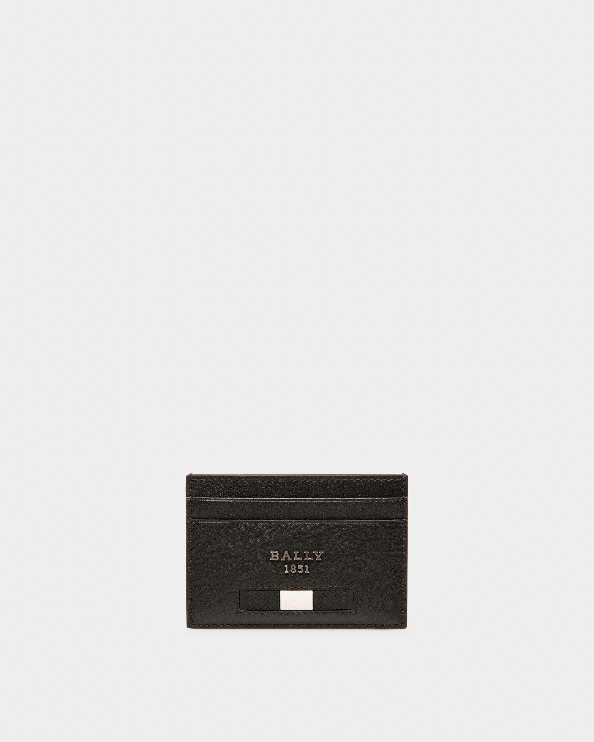 Bhar Leather Card Holder In Black