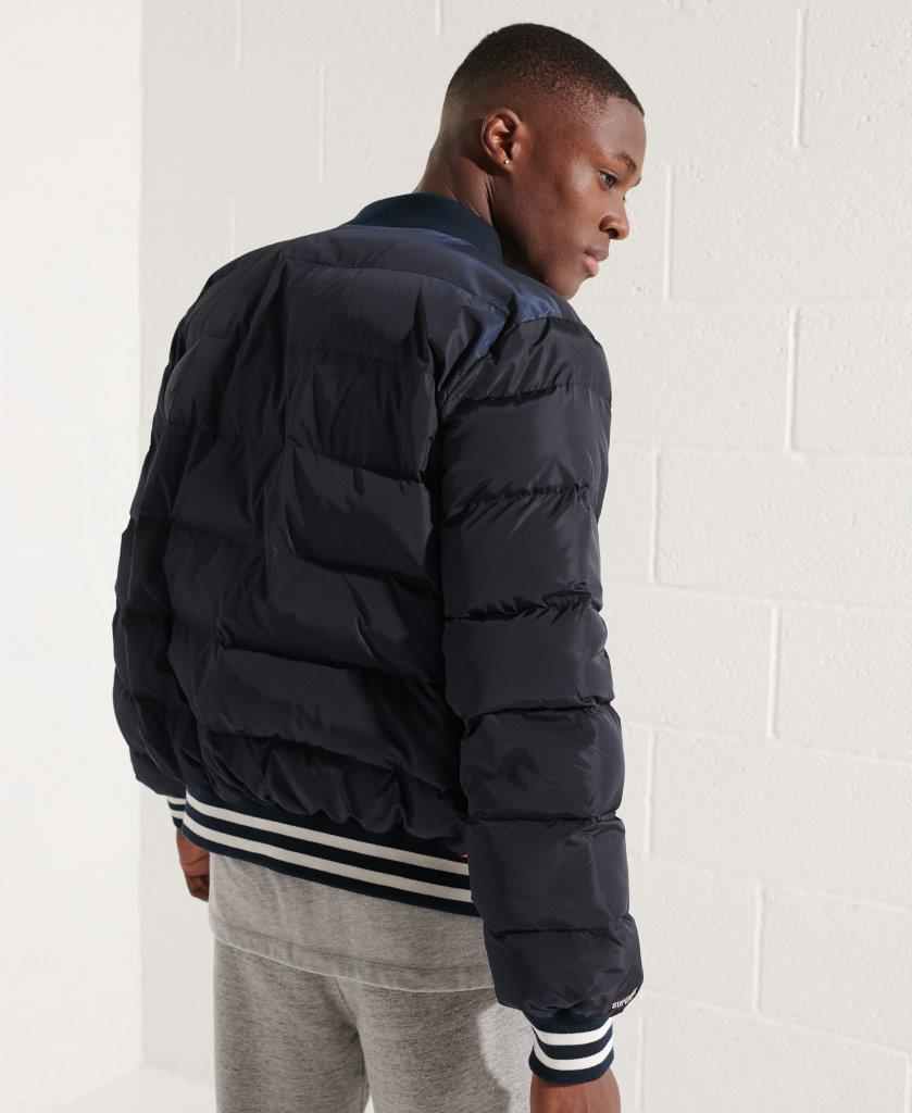 VARSITY BASEBALL PUFFER JACKET