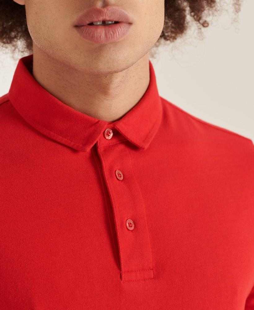 STUDIOS ORGANIC COTTON JERSEY POLO SHIRT