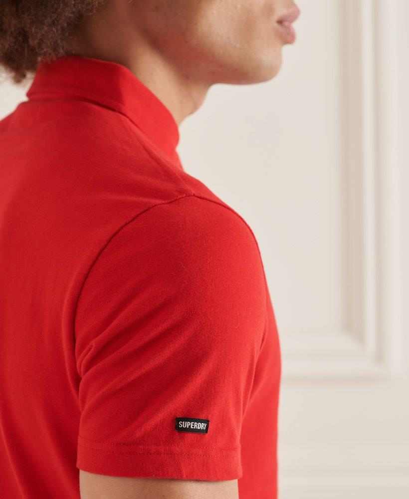 STUDIOS ORGANIC COTTON JERSEY POLO SHIRT