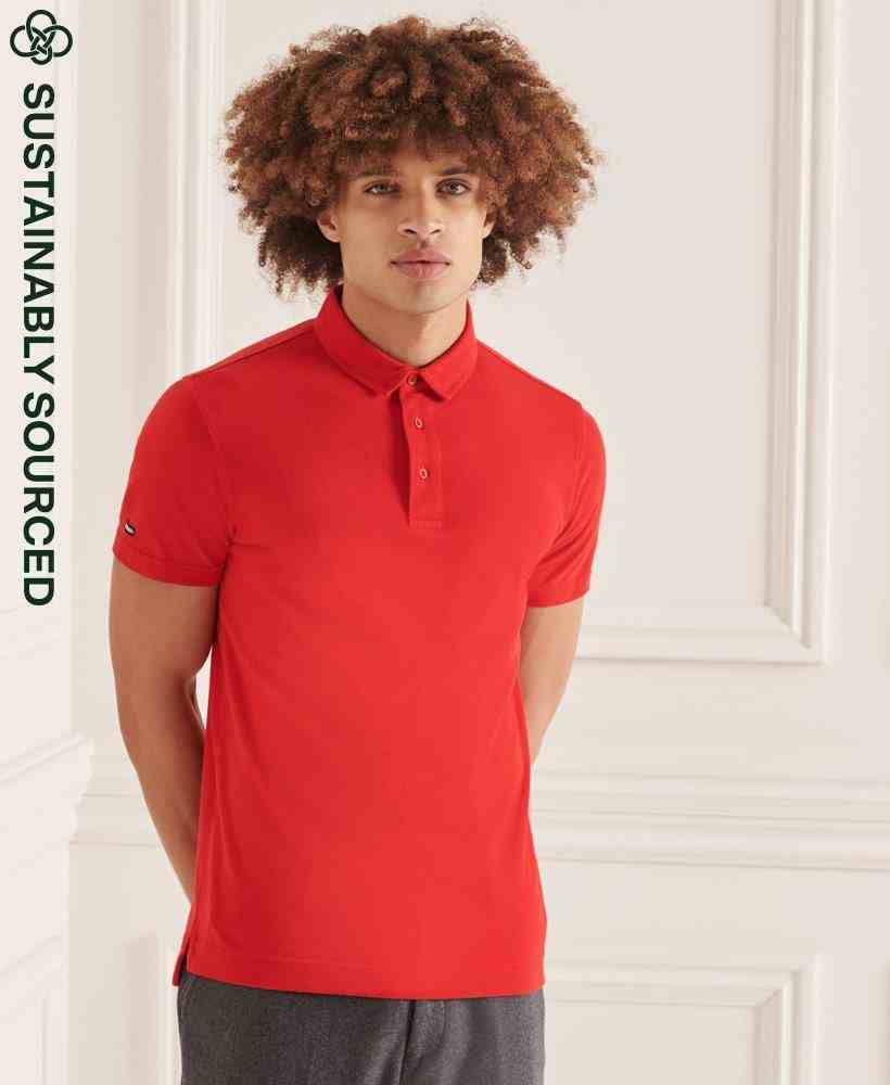 STUDIOS ORGANIC COTTON JERSEY POLO SHIRT