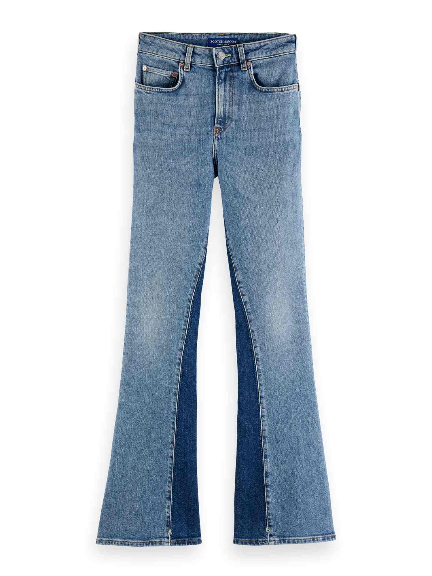 Scotch & Soda The Charm flared jeans — Peace Of Blauw