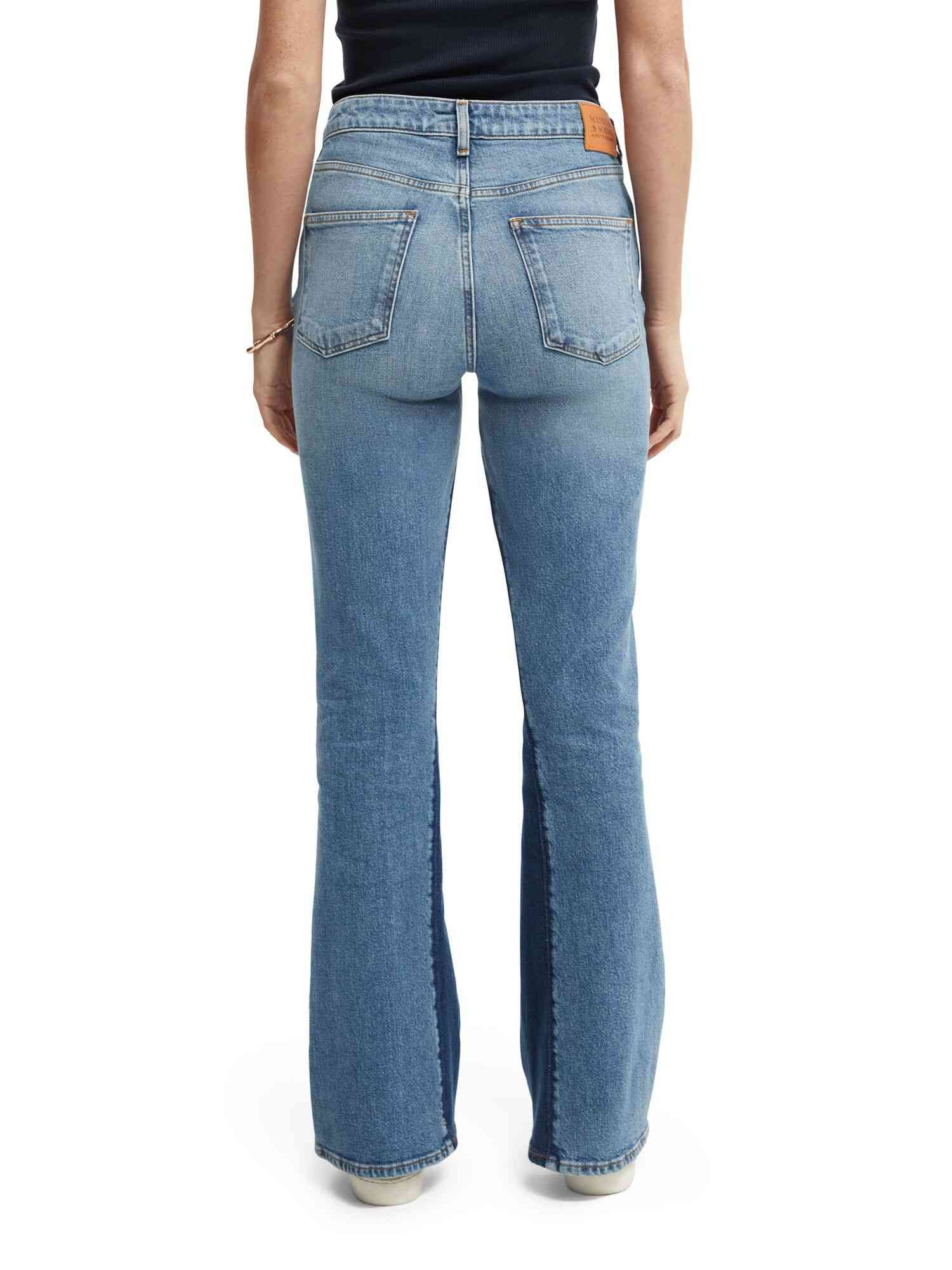 Scotch & Soda The Charm flared jeans — Peace Of Blauw