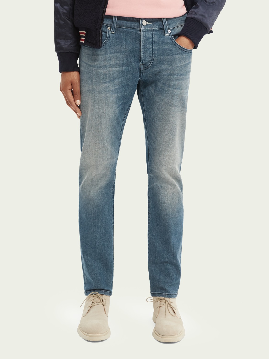 Scotch & Soda Ralston regular slim jeans — Grassland