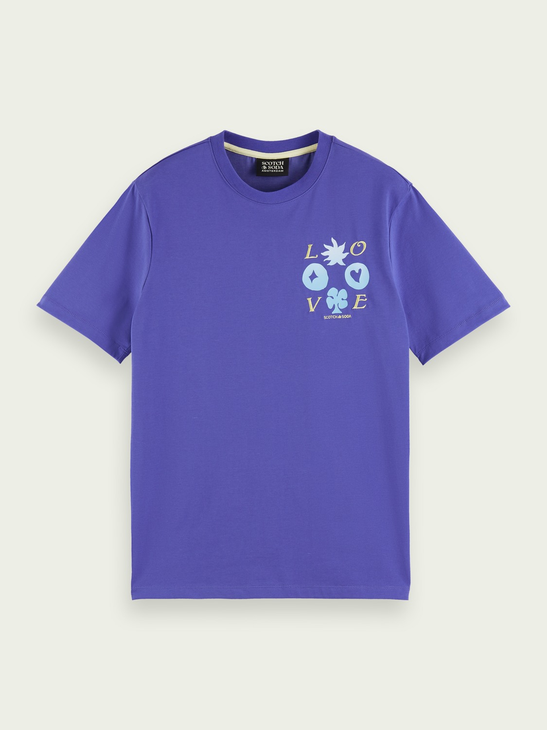 Scotch & Soda Gradient artwork T-shirt in Regular-fit