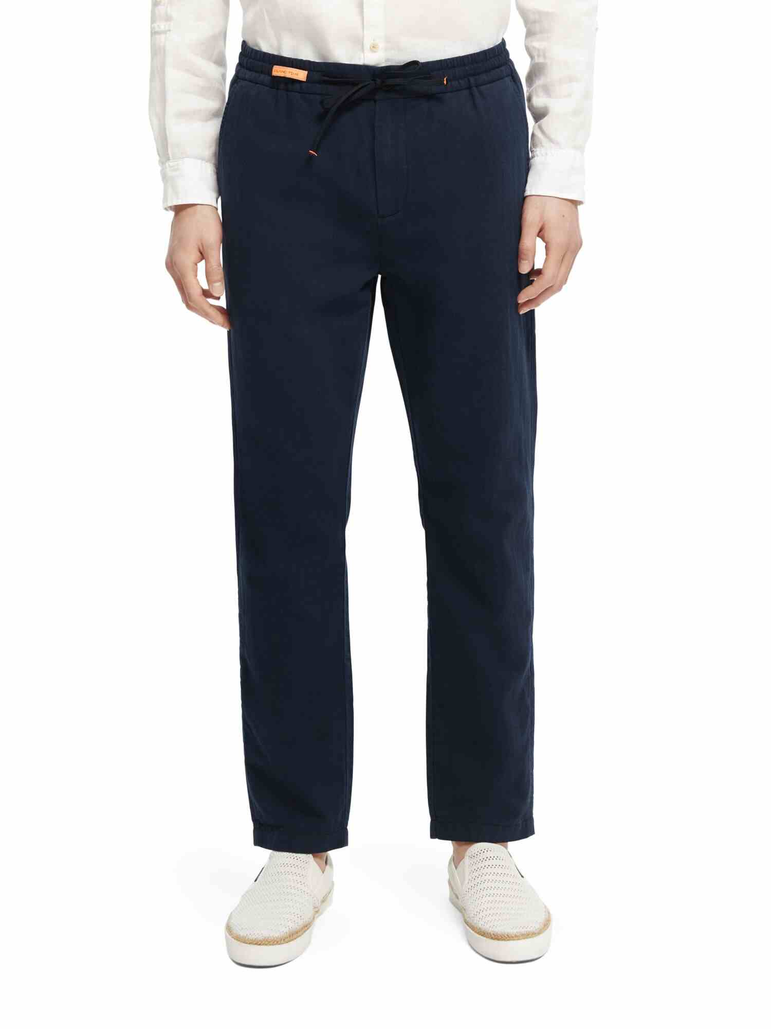 SCOTCH & SODA Warren - Regular Straight Fit Linen-Blend Jogger