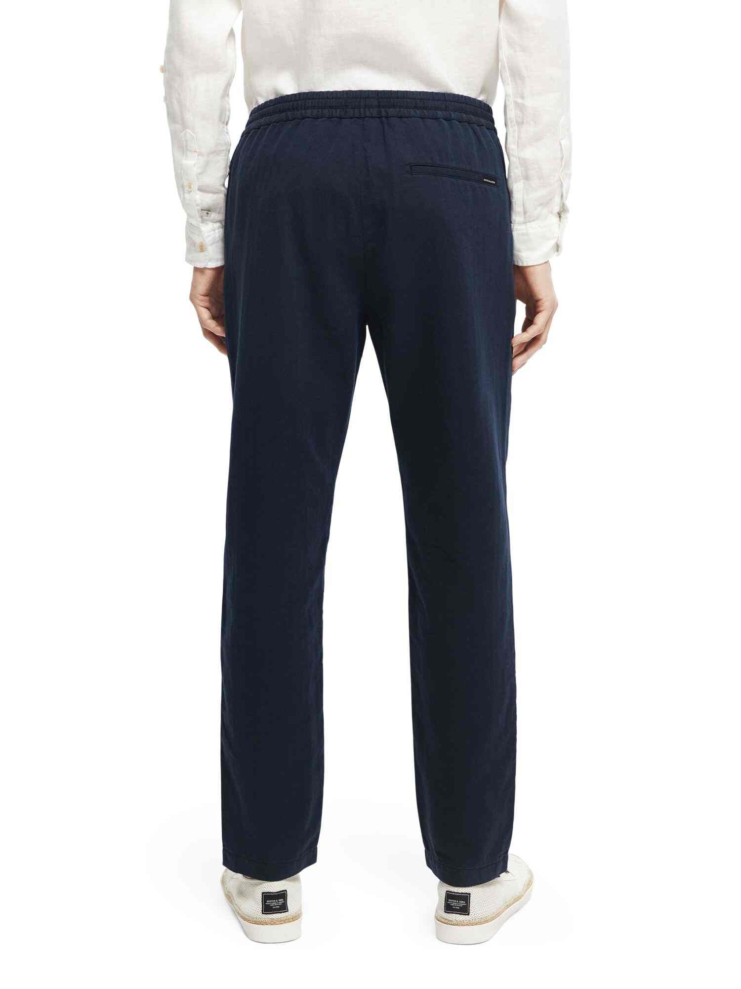 SCOTCH & SODA Warren - Regular Straight Fit Linen-Blend Jogger