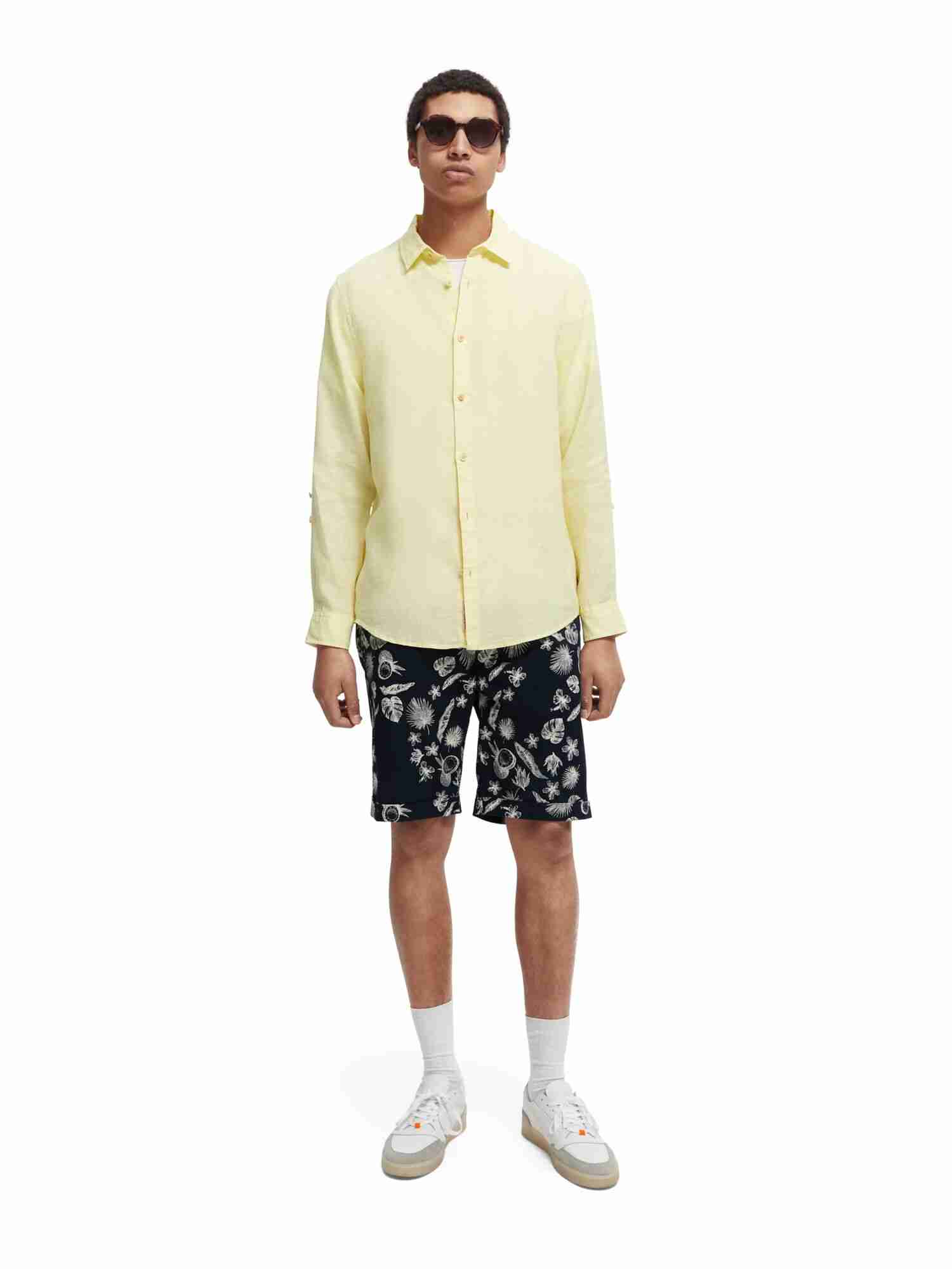 SCOTCH & SODA Regular Fit Linen Shirt