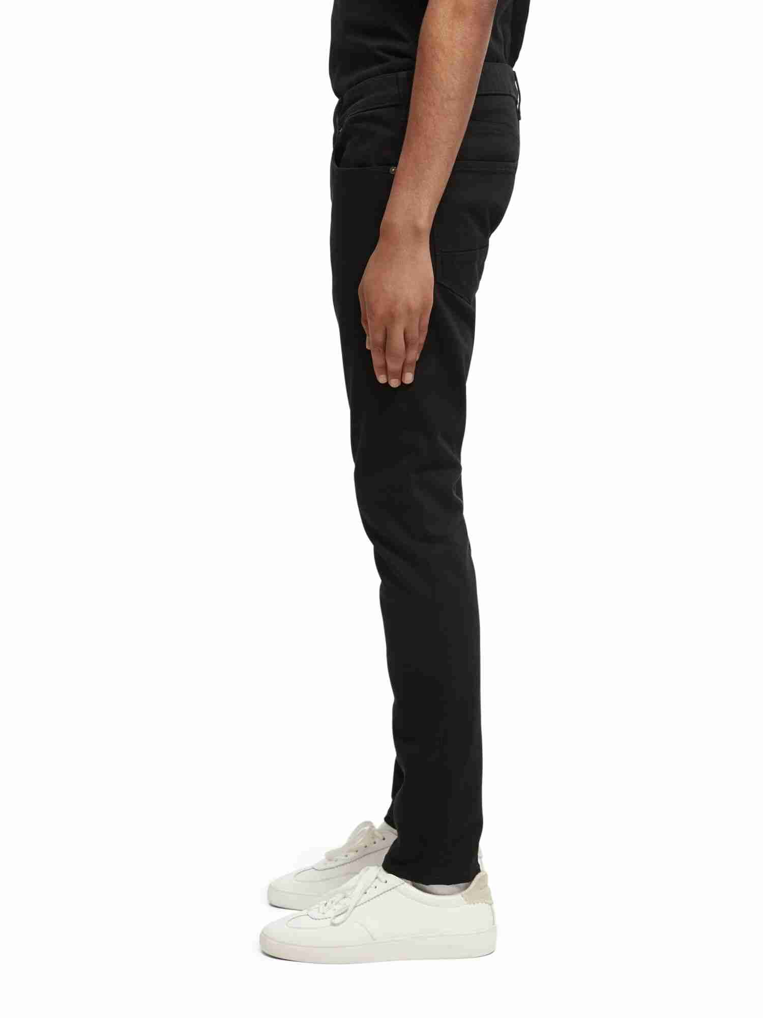 Scotch & Soda Essentials Skim in organic cotton – Stay Black