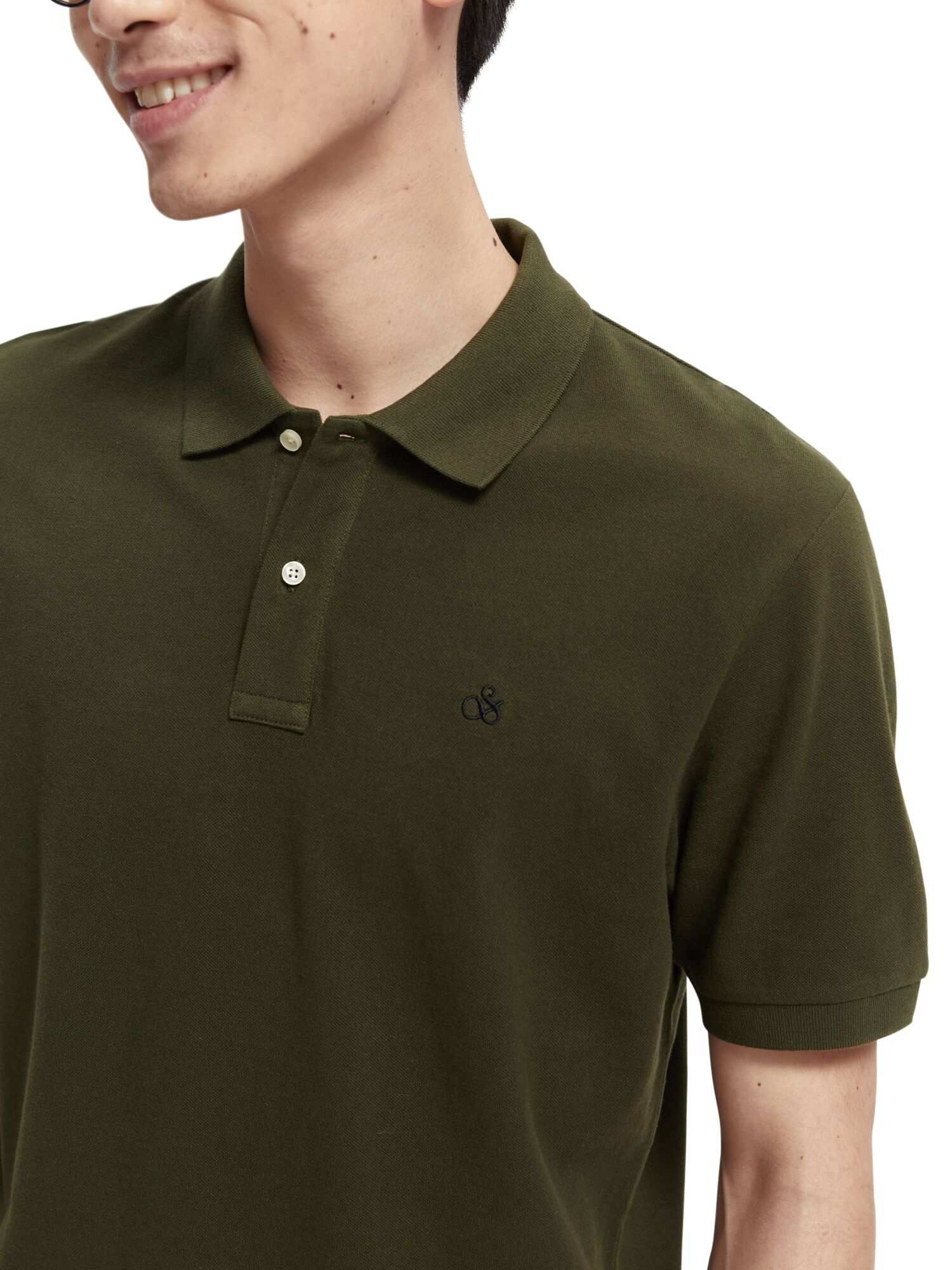 Scotch & Soda Essentials - Organic cotton pique polo