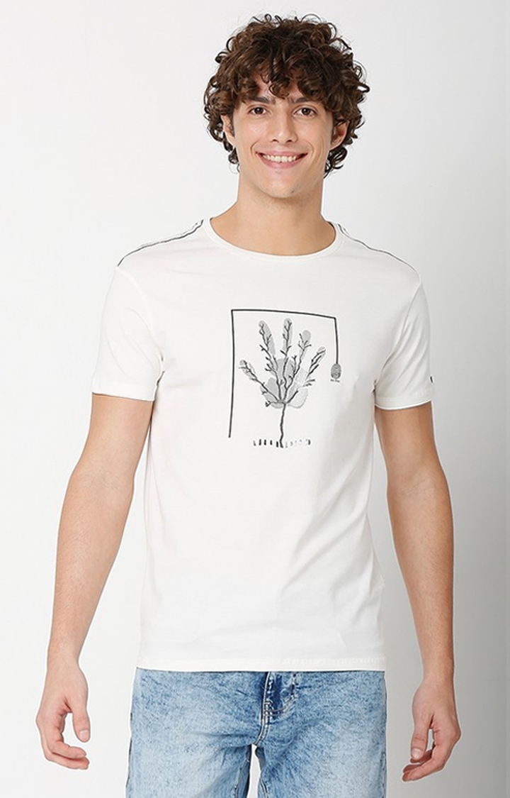 Scuba Printed Slim Fit Crew-Neck T-shirt