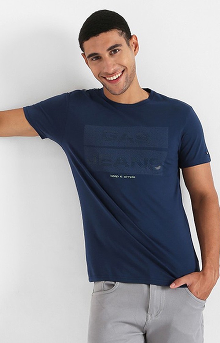 GAS | Scuba Two Block Slim Fit Crew-Neck T-shirt