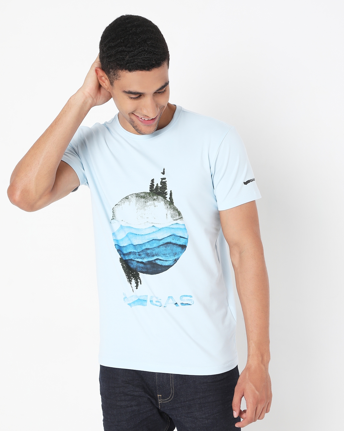 GAS | Scuba Water Slim Fit Crew-Neck T-shirt