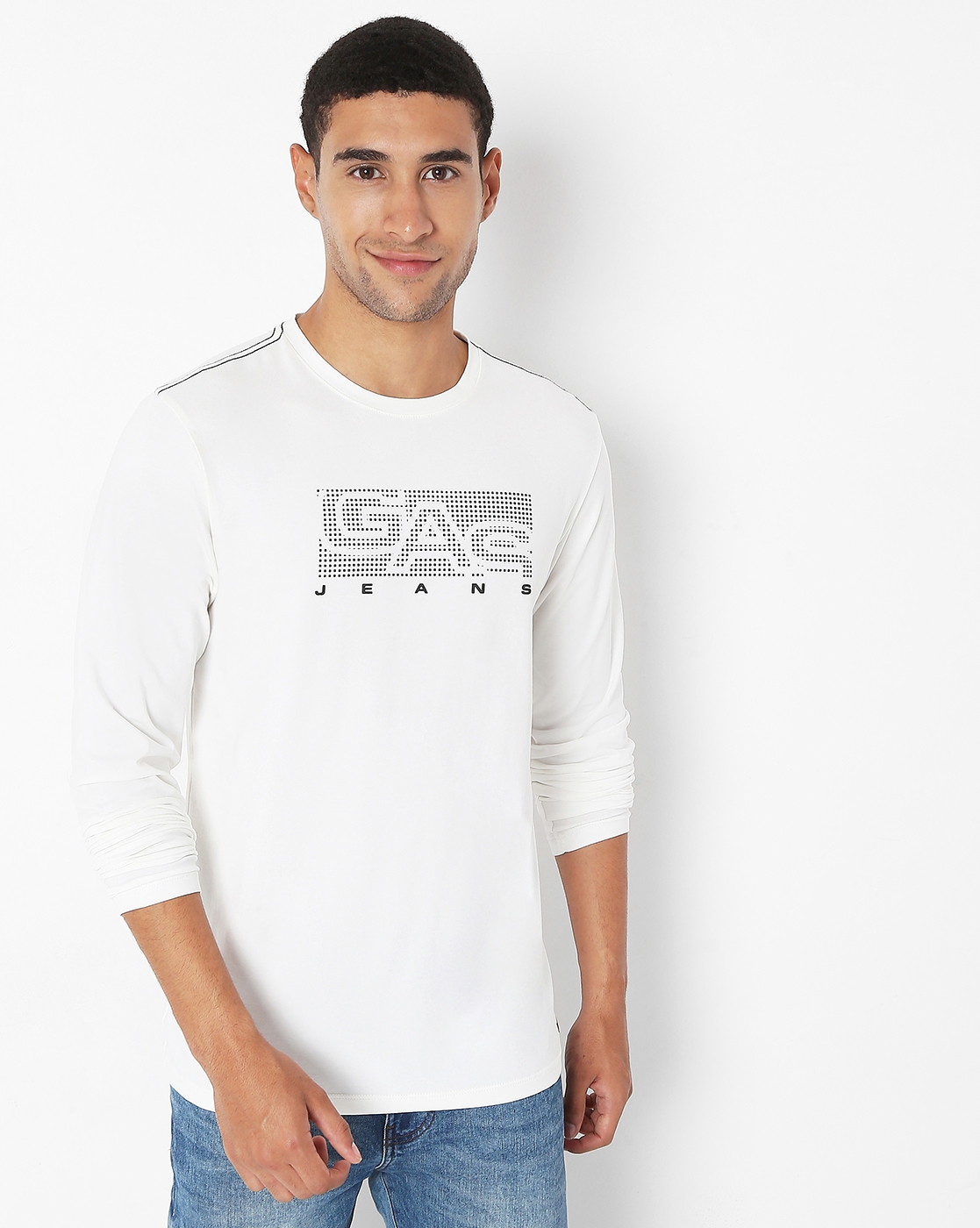 GAS | Scuba Mosaic Slim Fit Crew-Neck T-shirt