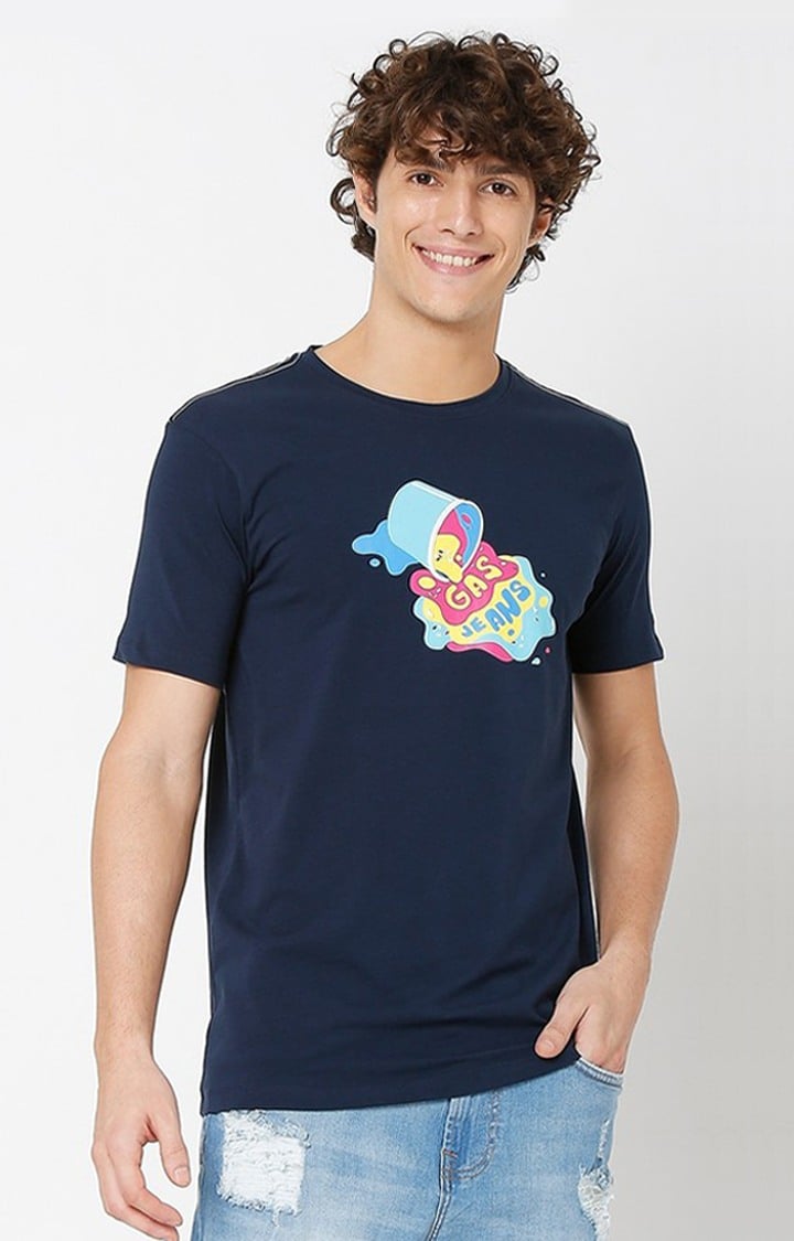 GAS | Scuba Splash Slim Fit Crew-Neck T-shirt