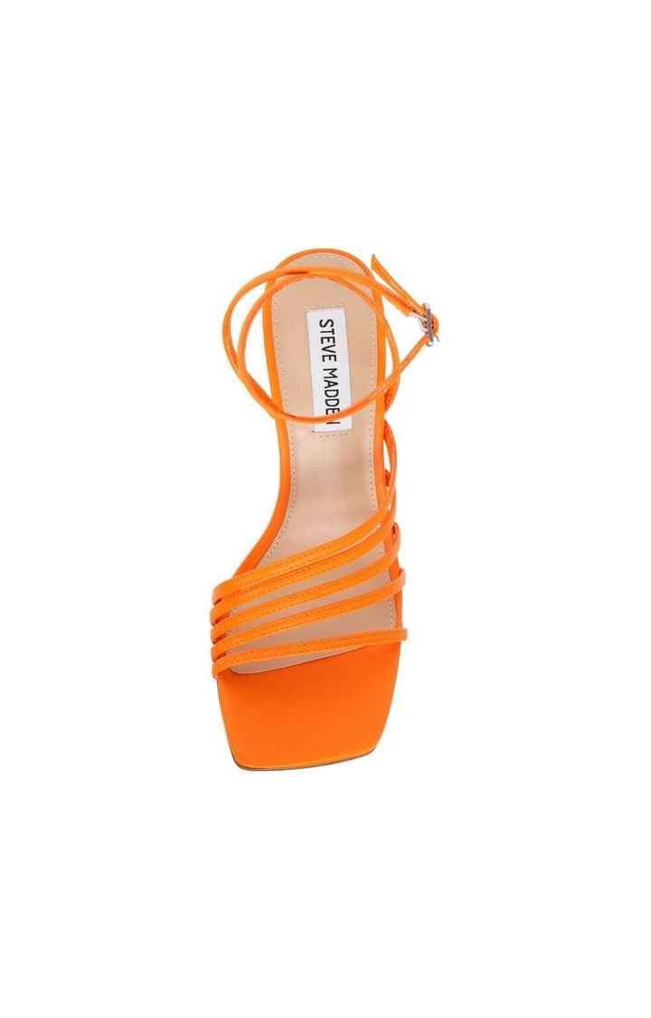 All In Orange Heel Sandals