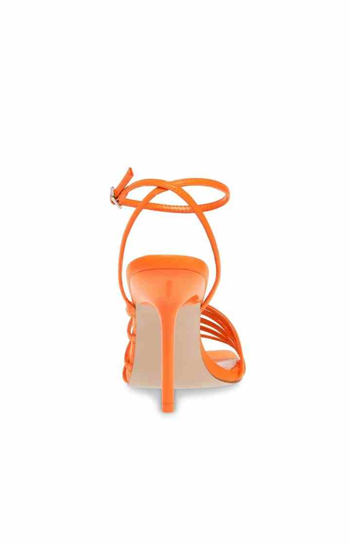 All In Orange Heel Sandals