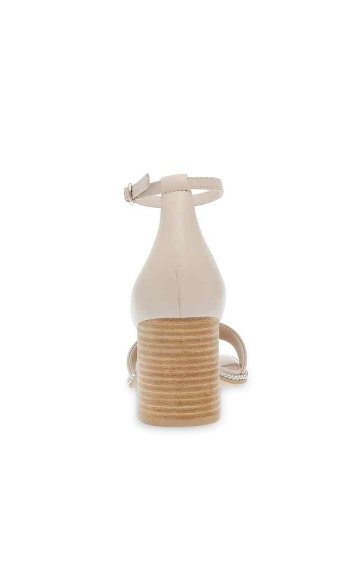 Aviation White Heel Sandals