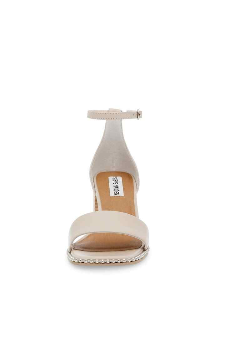 Aviation White Heel Sandals