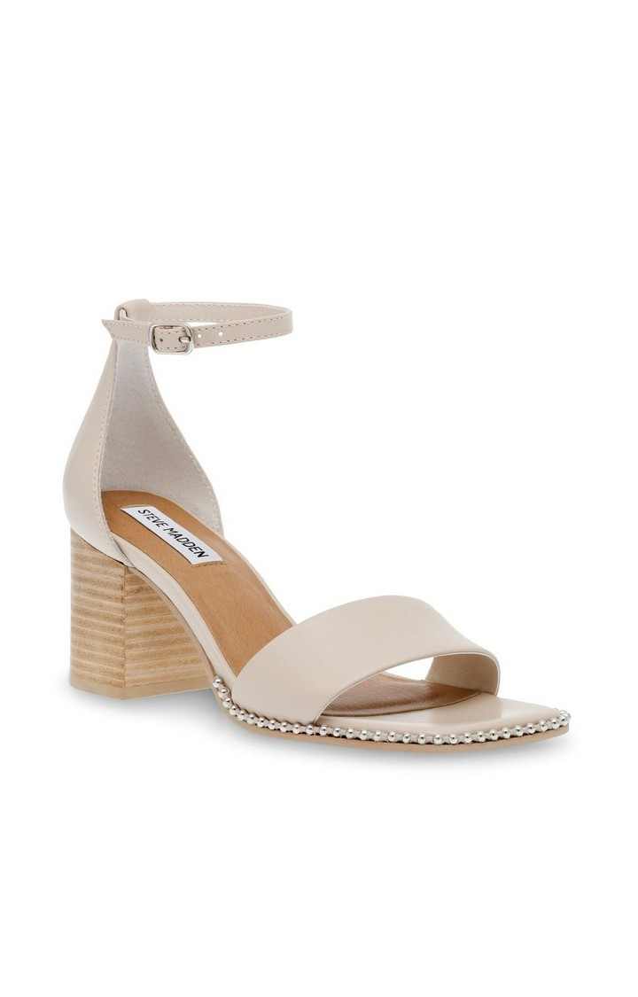 Aviation White Heel Sandals