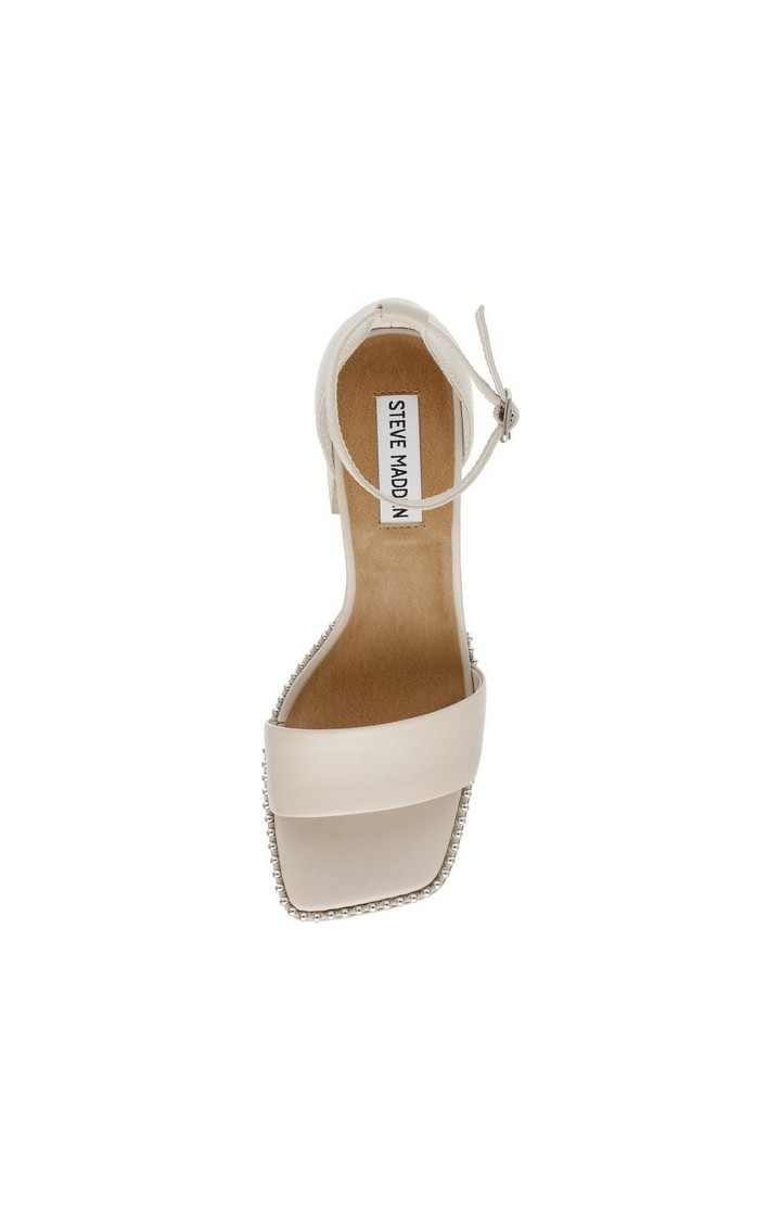 Aviation White Heel Sandals
