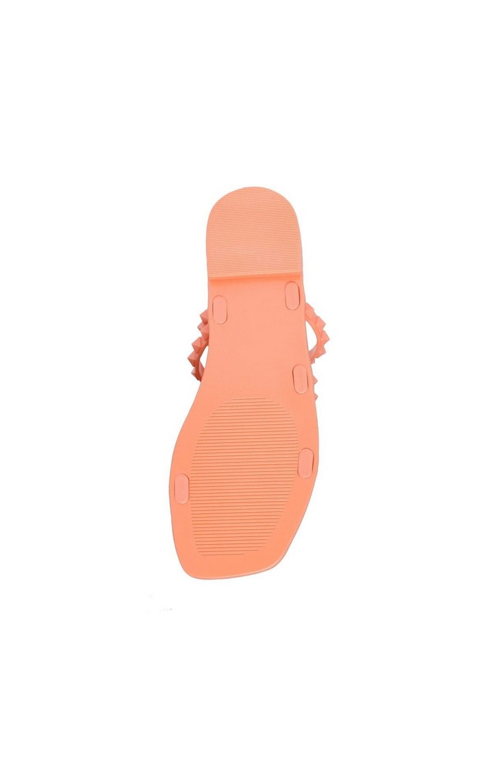 Skyler-J Orange Flats