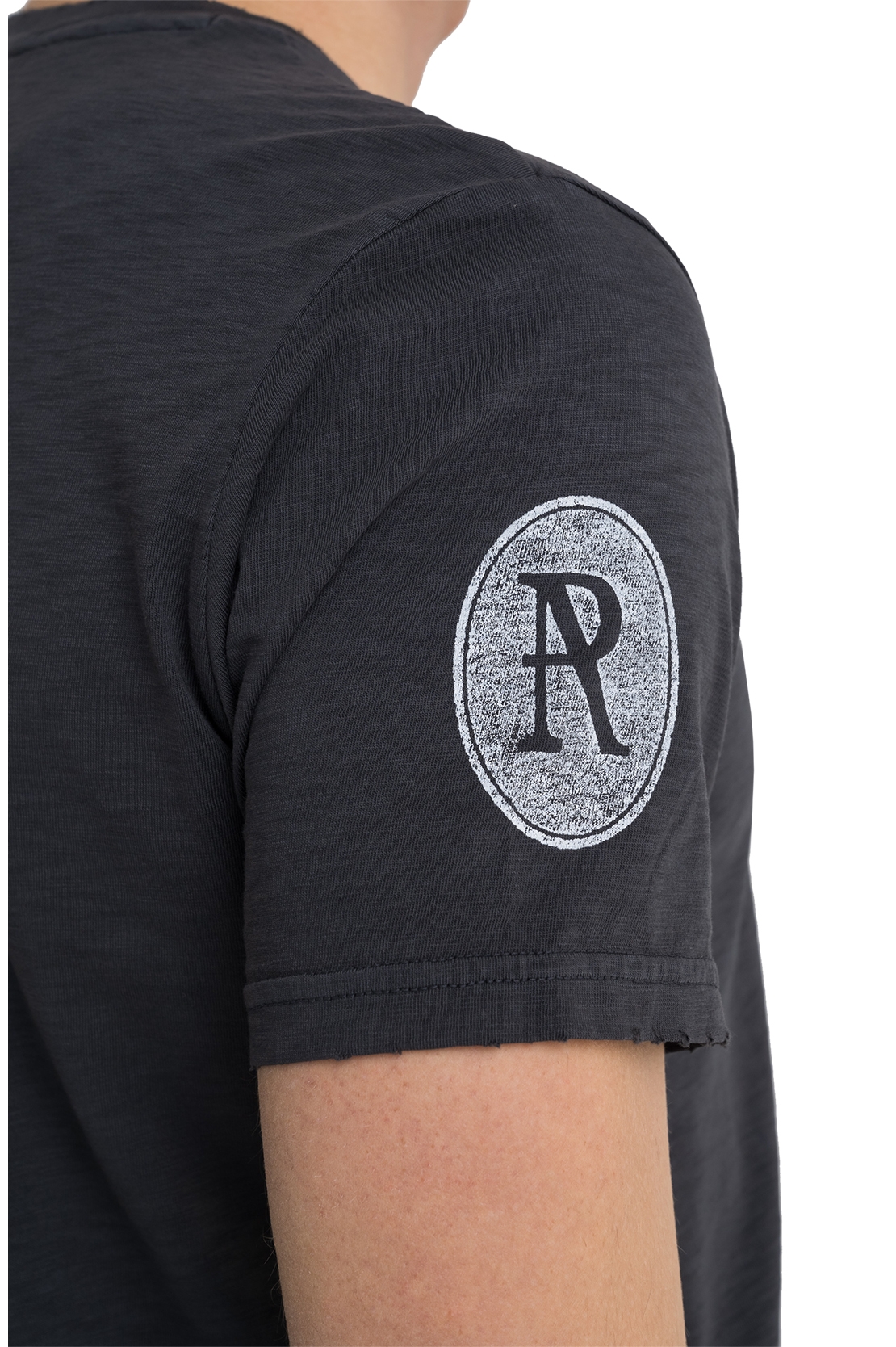 REPLAY | Black Printed T-Shirt For Men 6