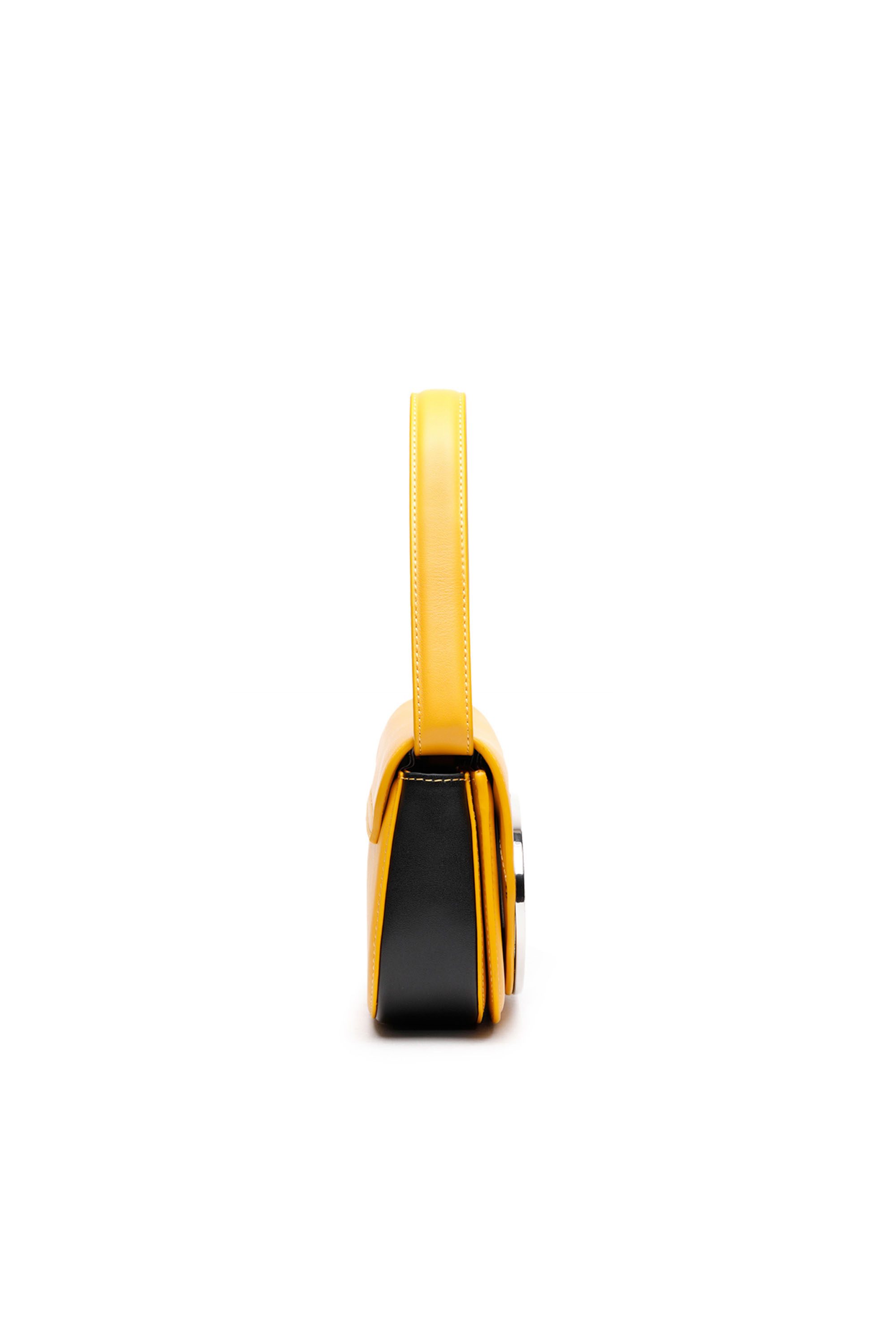 Yellow 1DR-Iconic shoulder bag in nappa leather