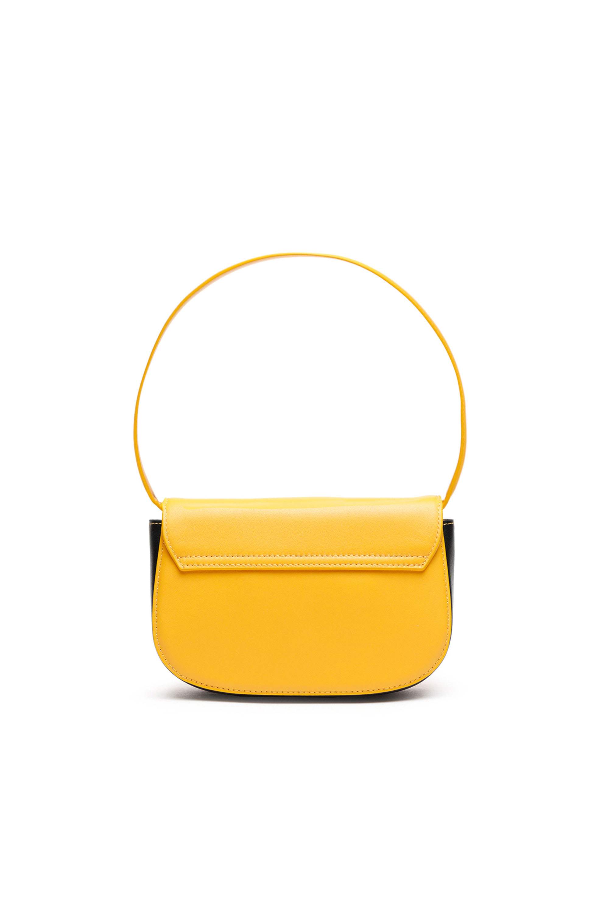 Yellow 1DR-Iconic shoulder bag in nappa leather