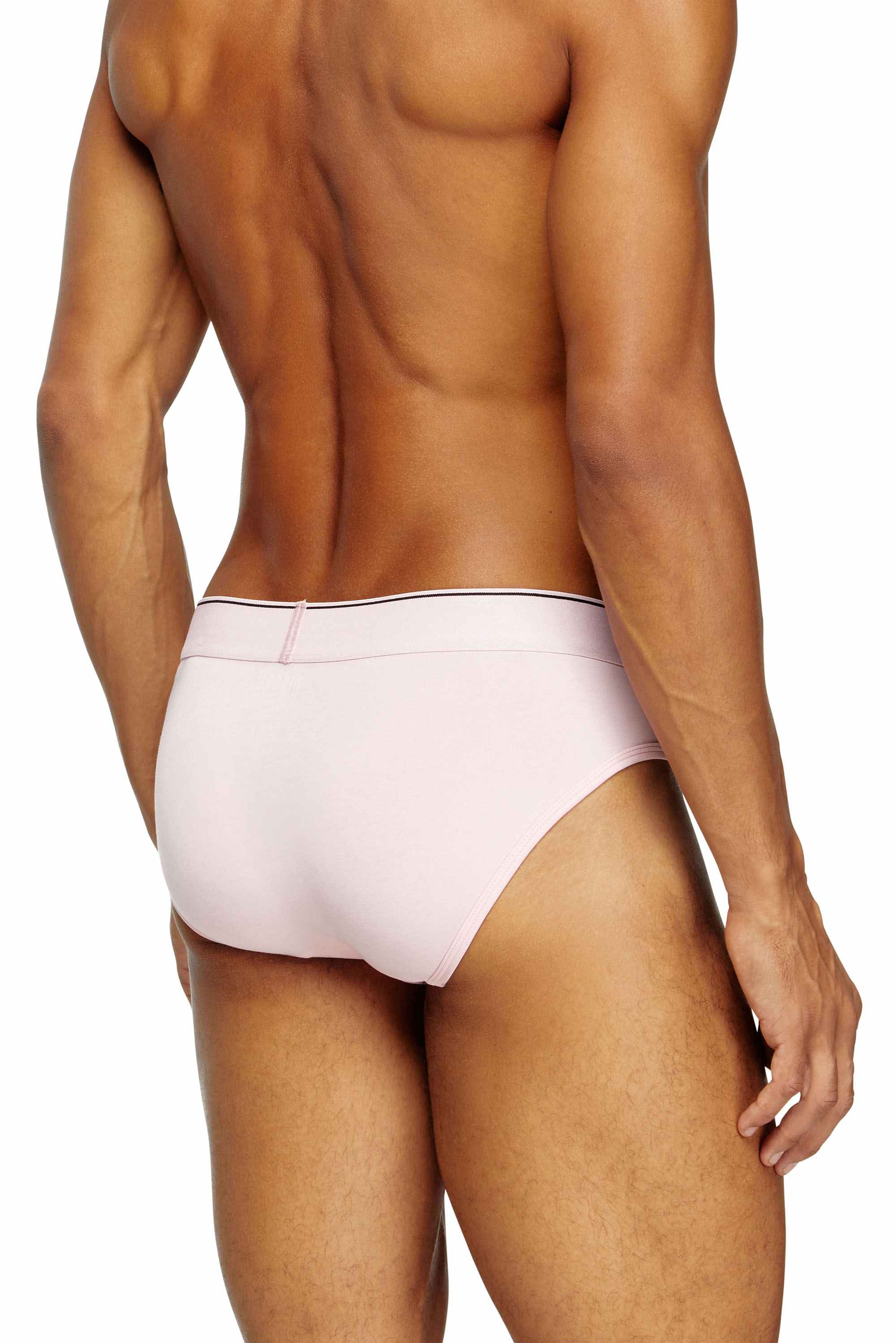 Black Three-pack of plain logo briefs