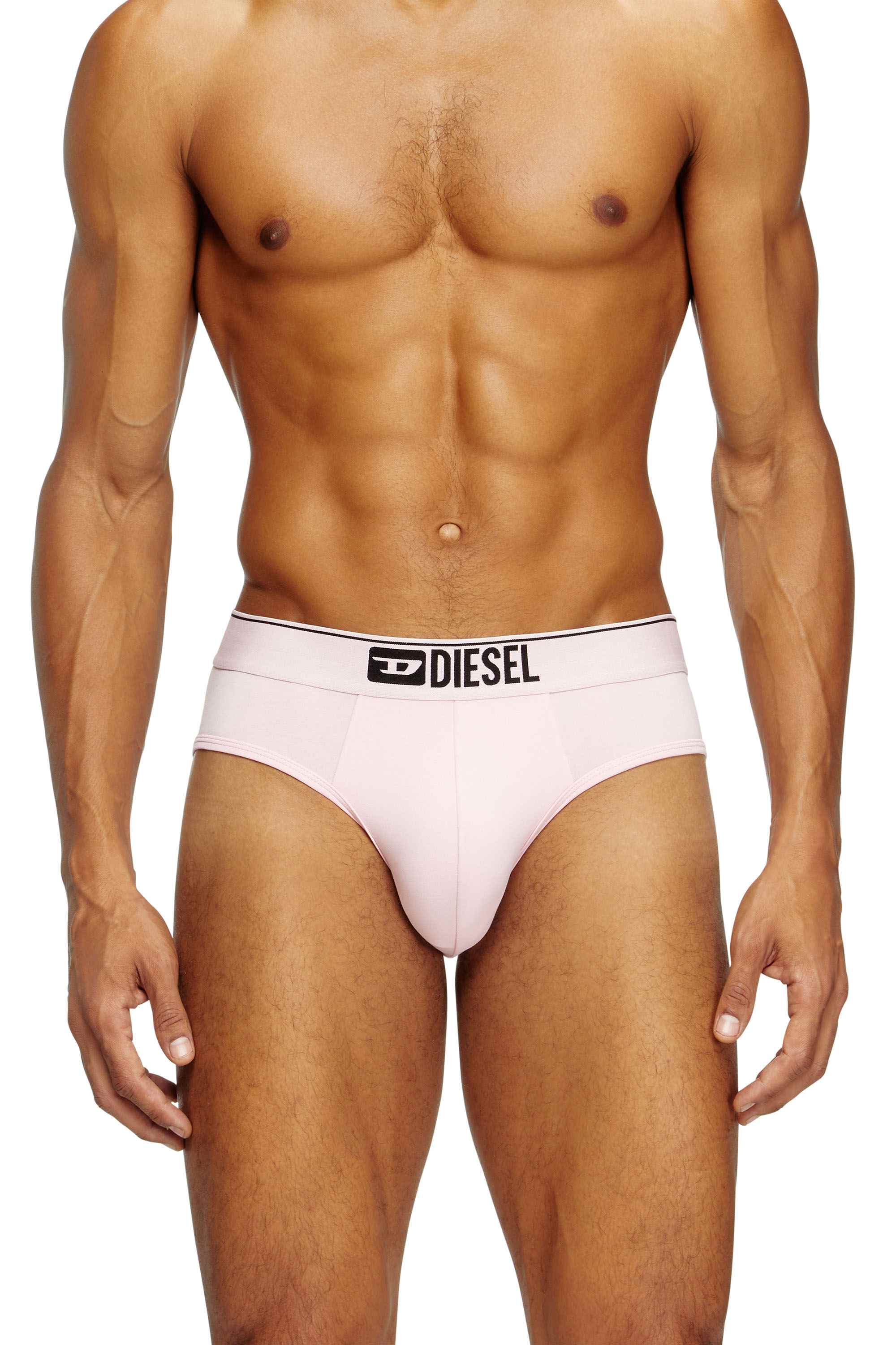 Black Three-pack of plain logo briefs