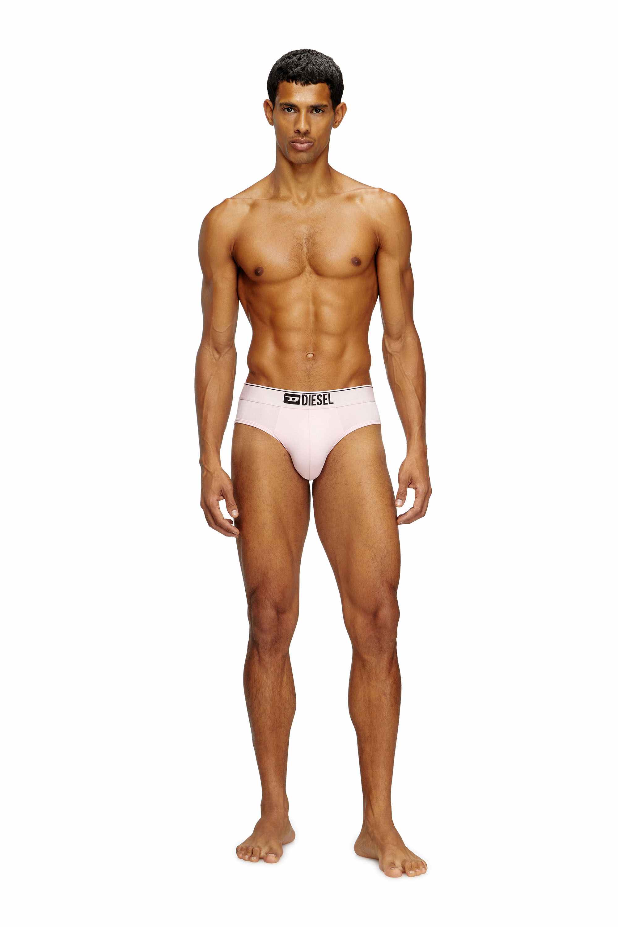 Black Three-pack of plain logo briefs