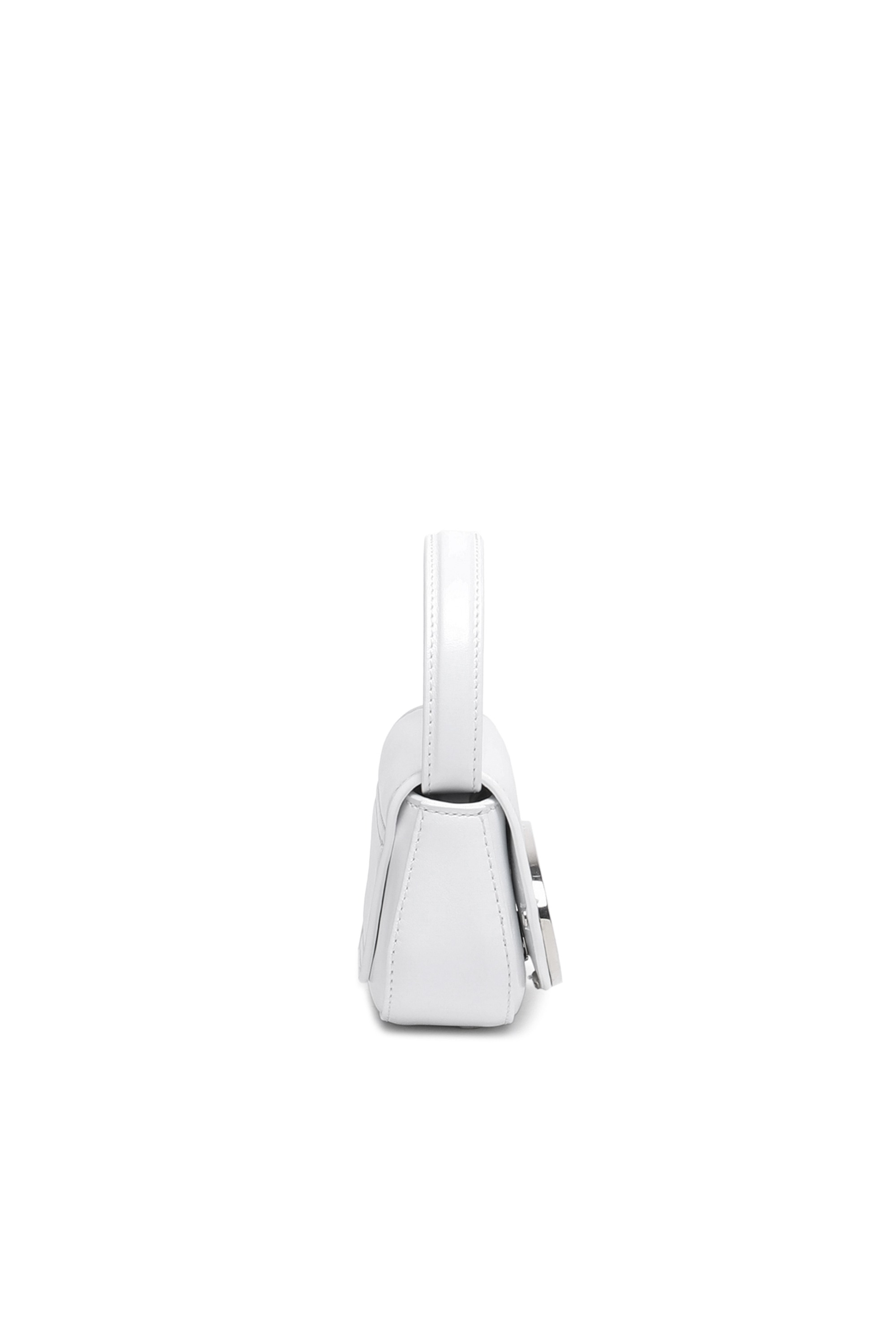 White 1DR XS-Iconic mini bag with D logo plaque