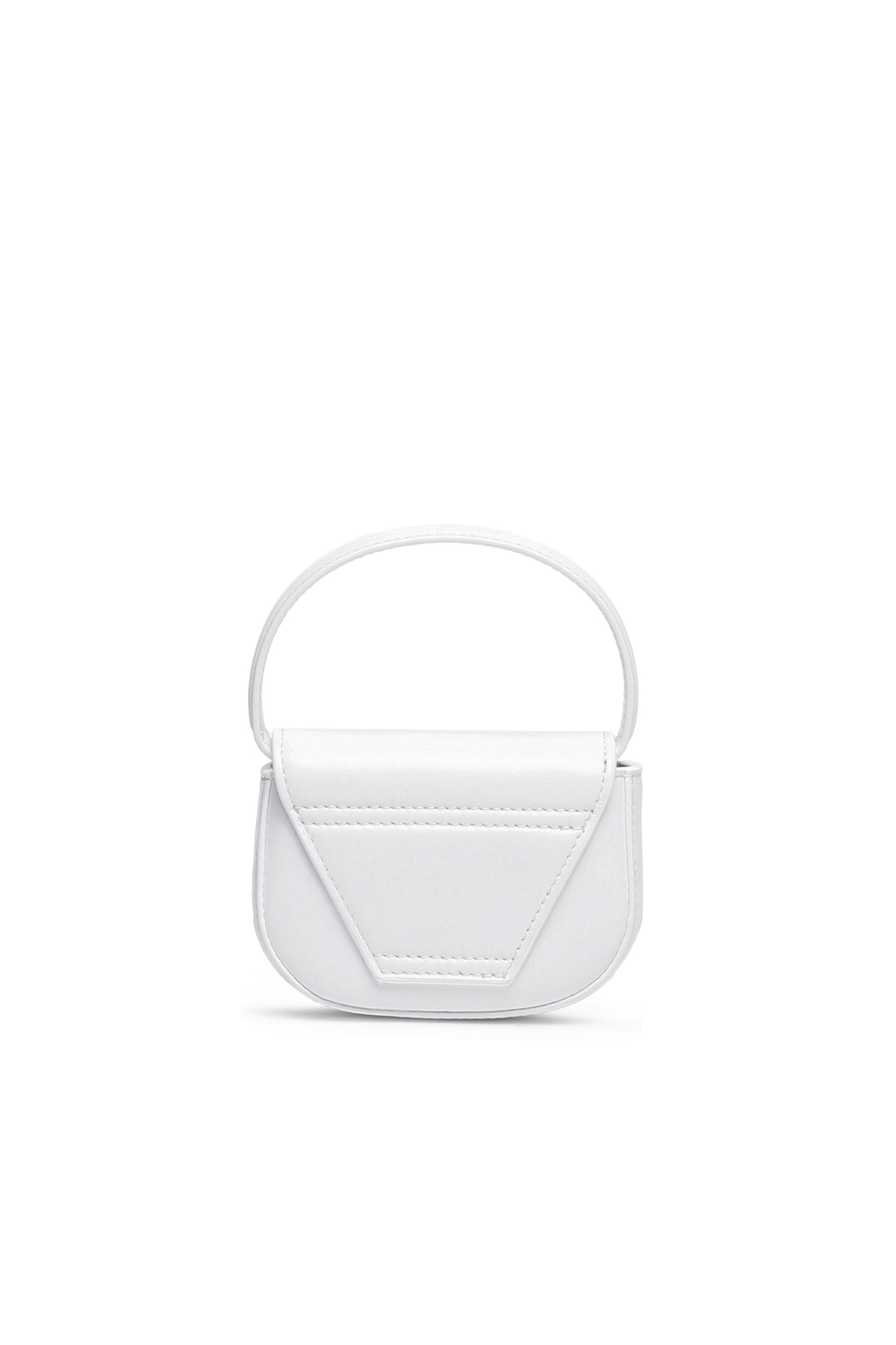 White 1DR XS-Iconic mini bag with D logo plaque