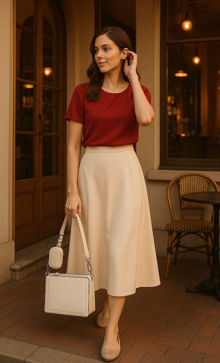Bevelyn White Handbags